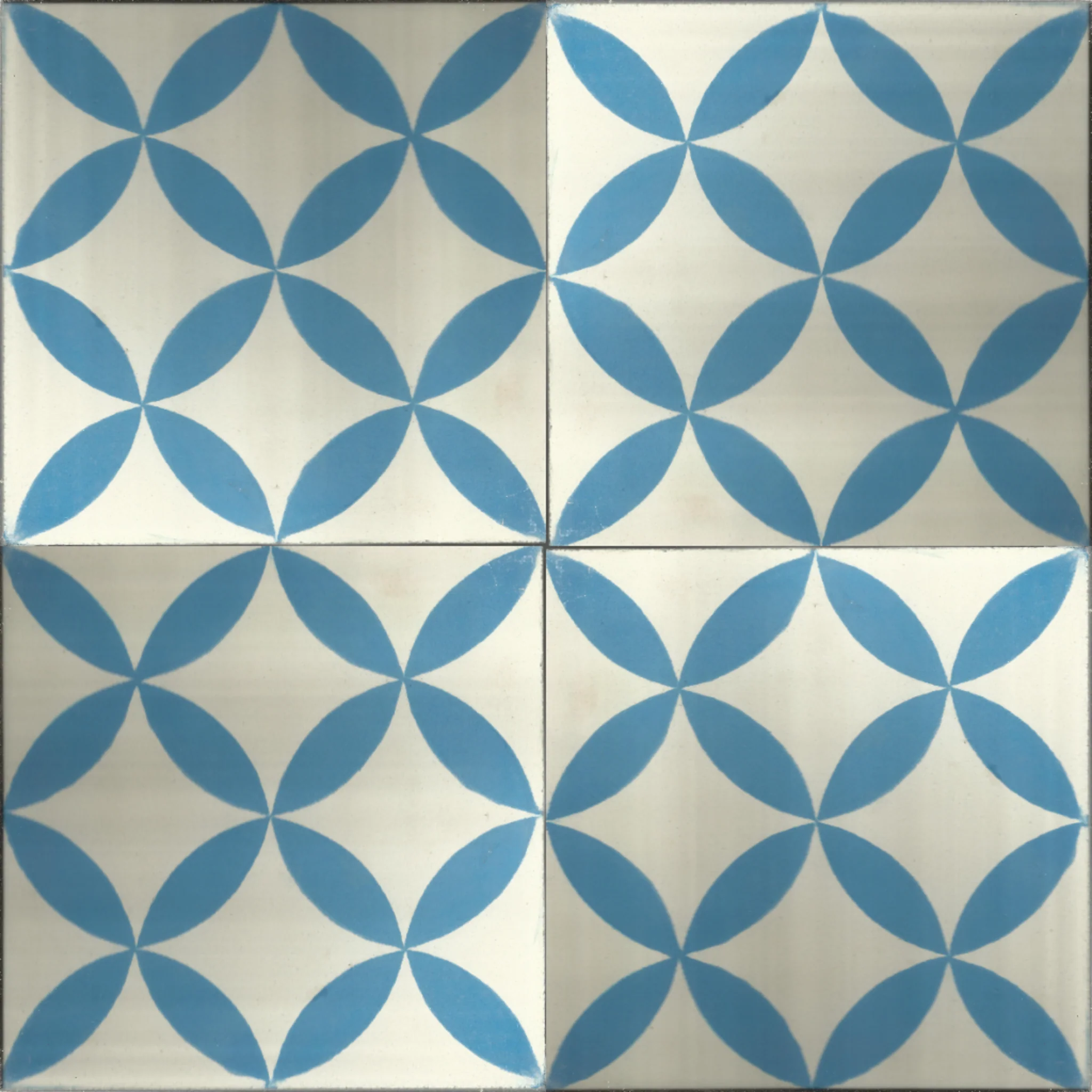 Arabesque Grande — Slate — 2×2 pattern repeat