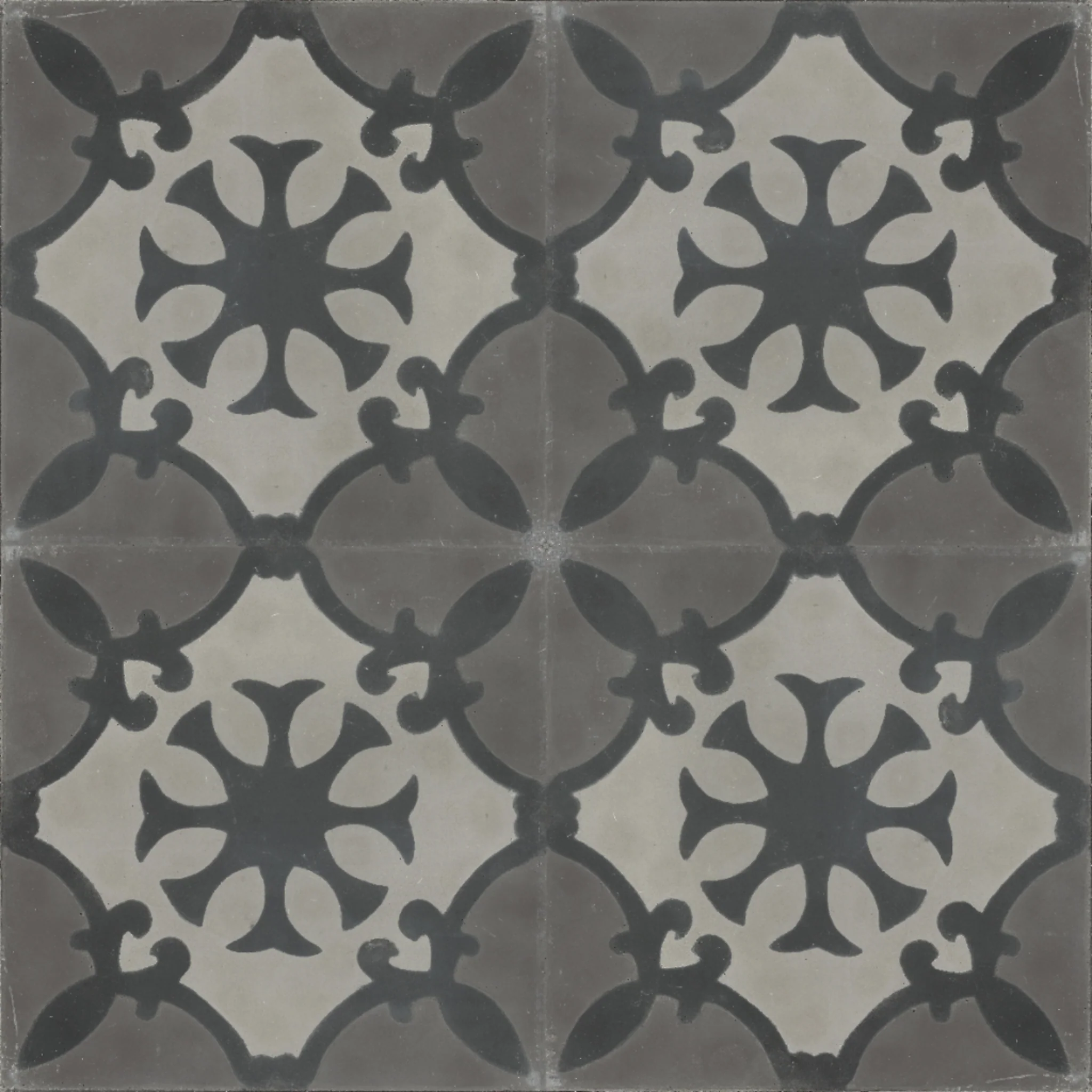 Atlas Scroll — Ivory — 2×2 pattern repeat