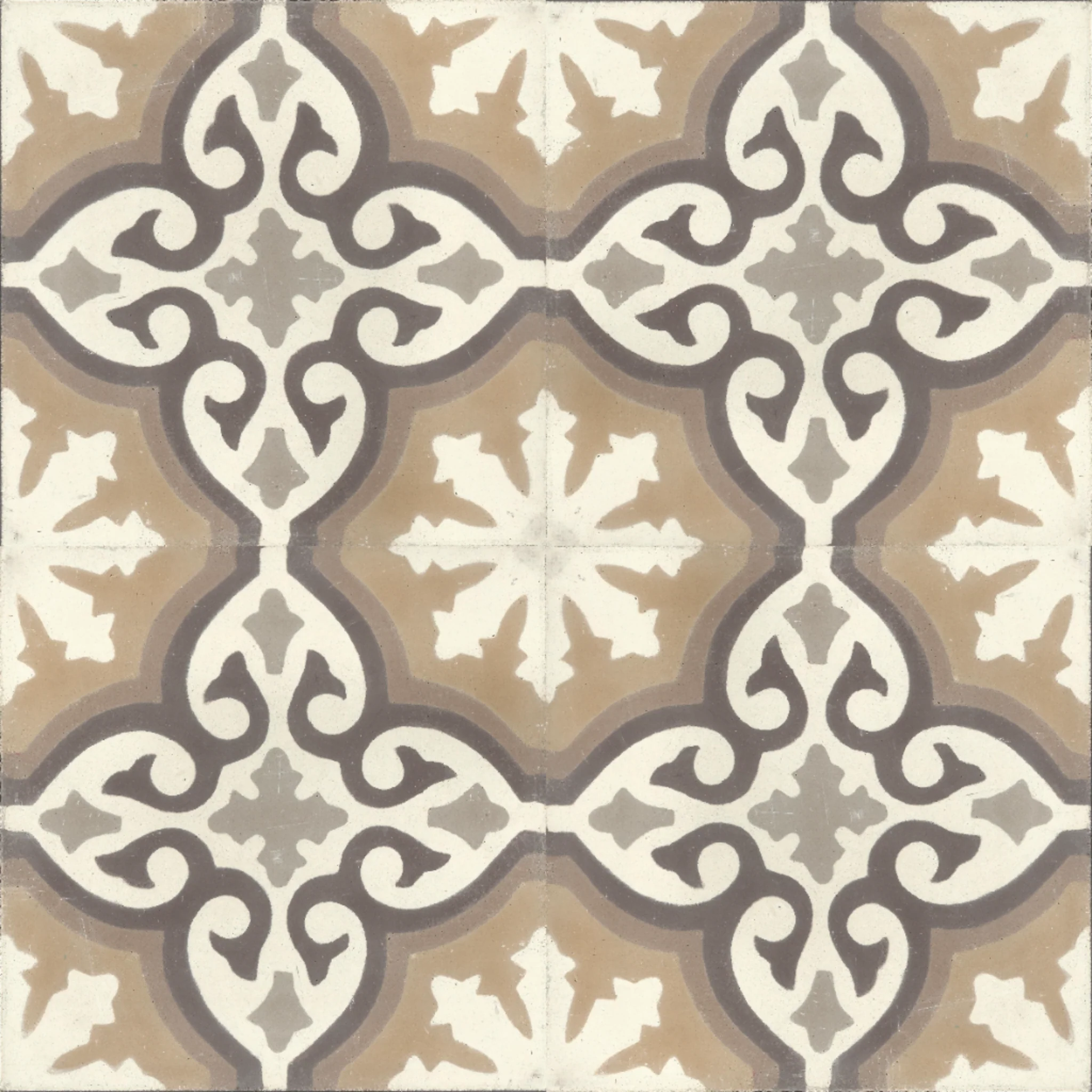 Hammam Cross — Sand — 2×2 pattern repeat