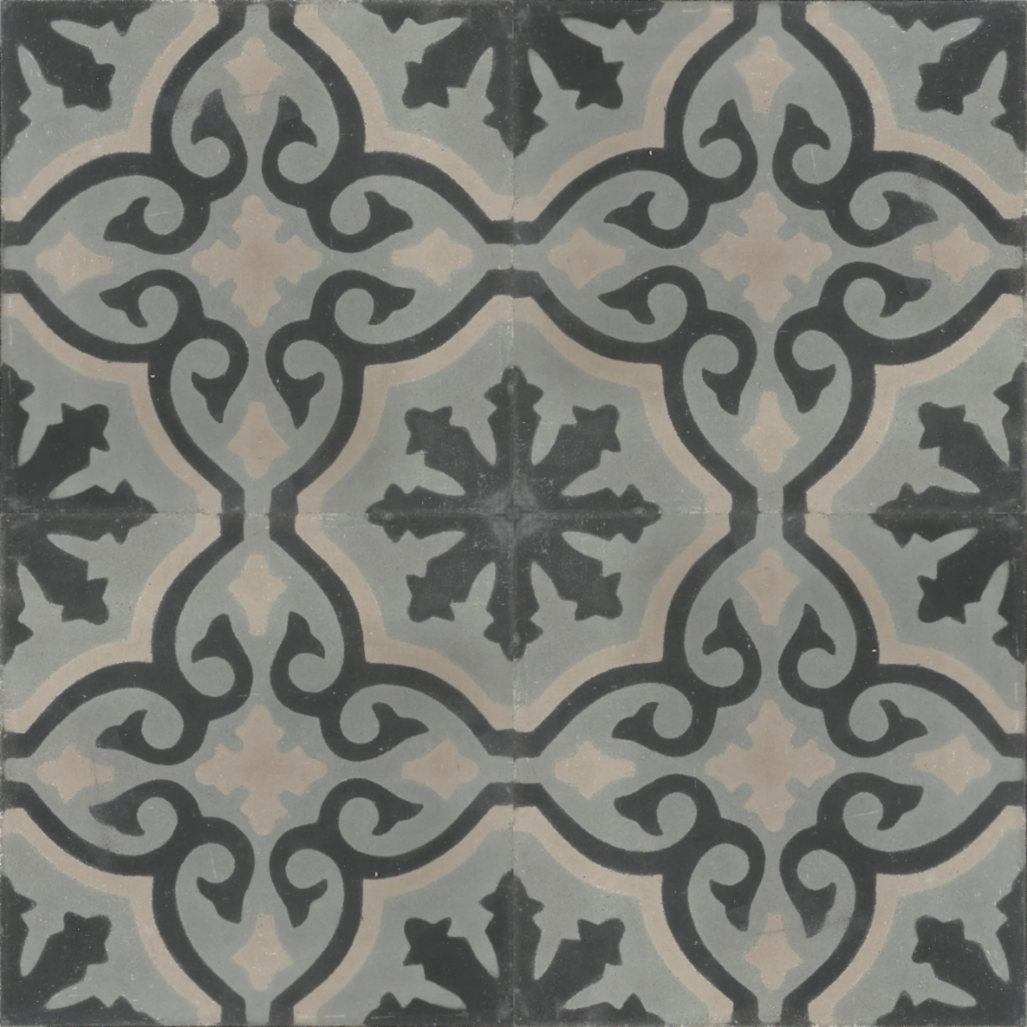 Hammam Cross — Cobalt — 2×2 pattern repeat