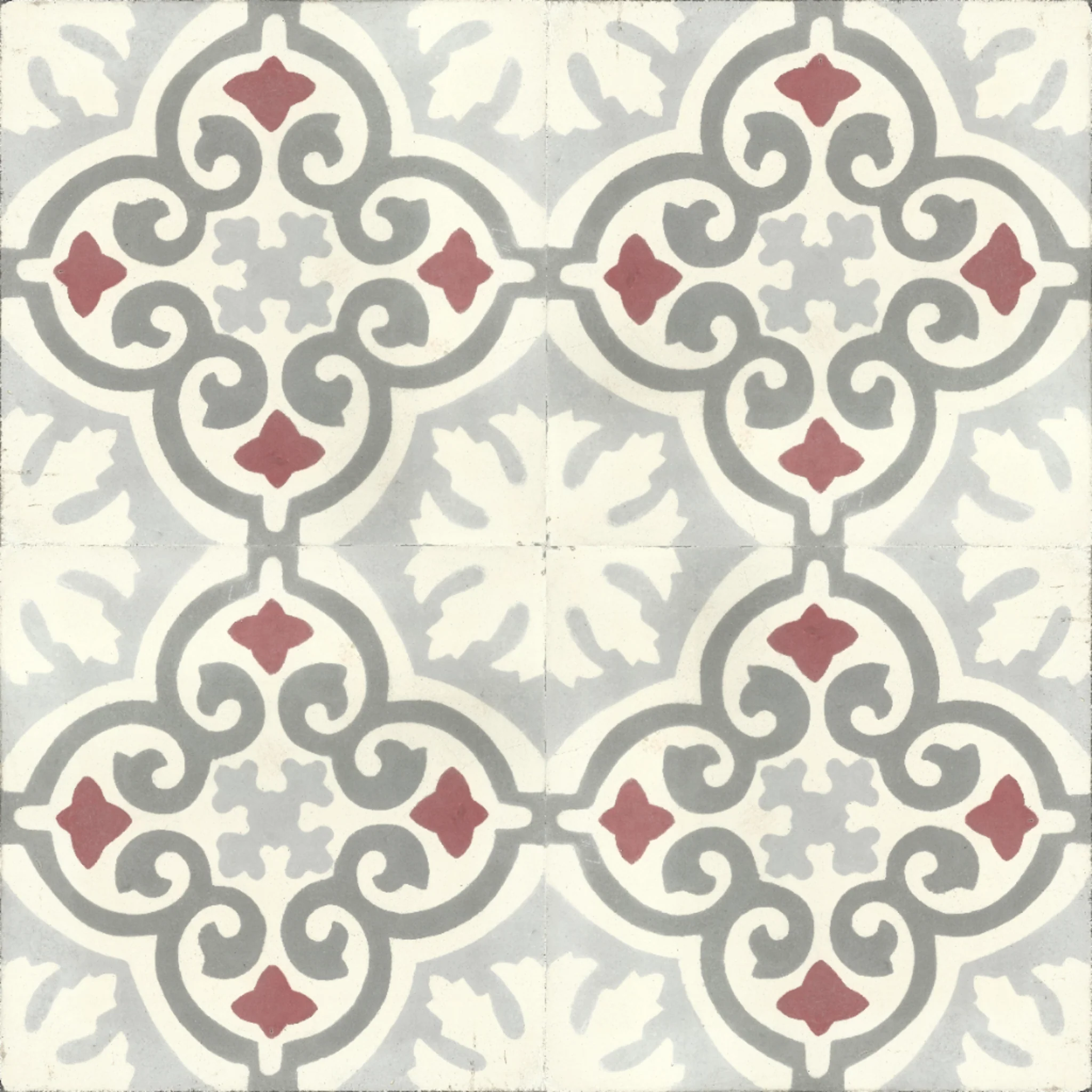 Maison Grid — Cobalt — 2×2 pattern repeat