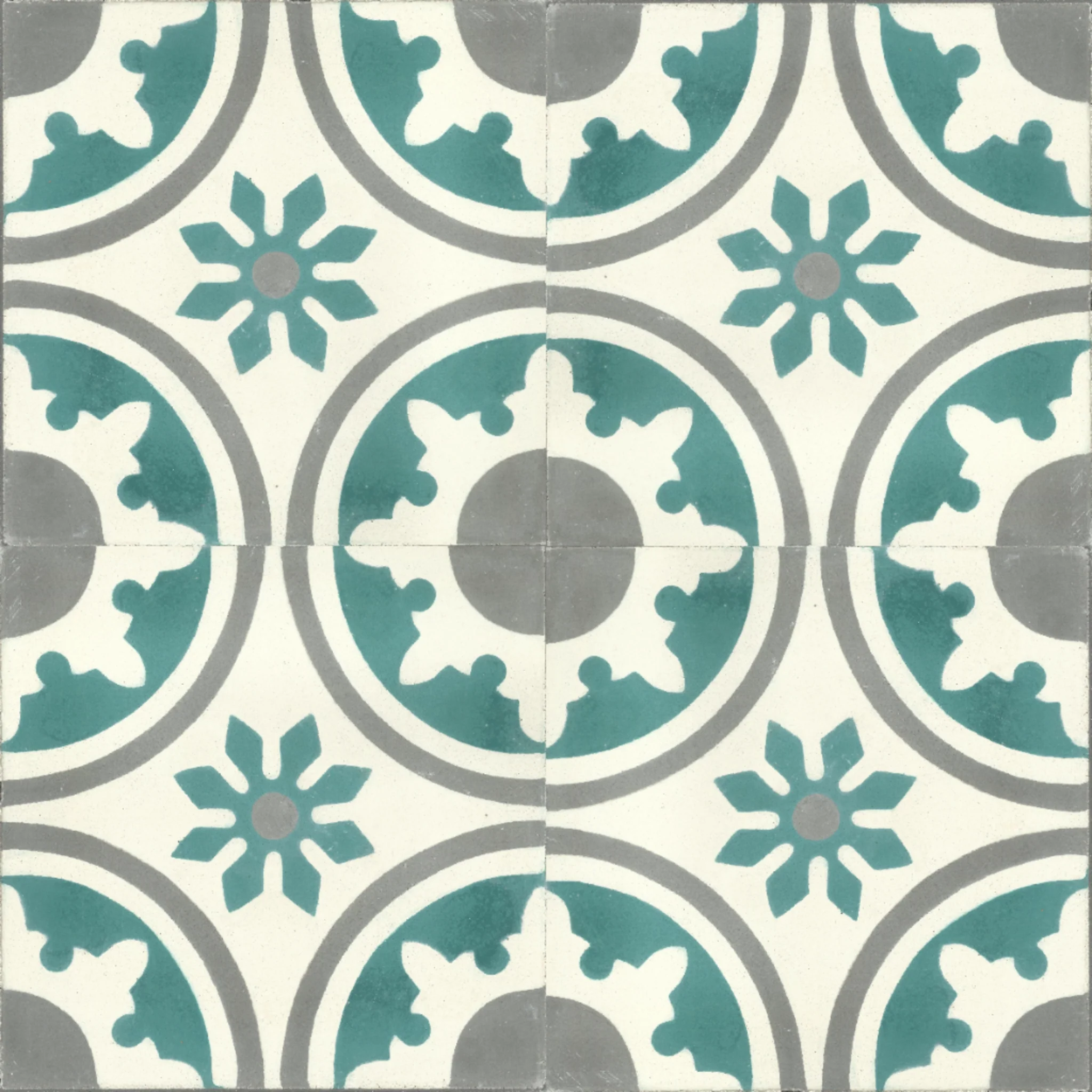 Kasbah Wheel — Sage — 2×2 pattern repeat