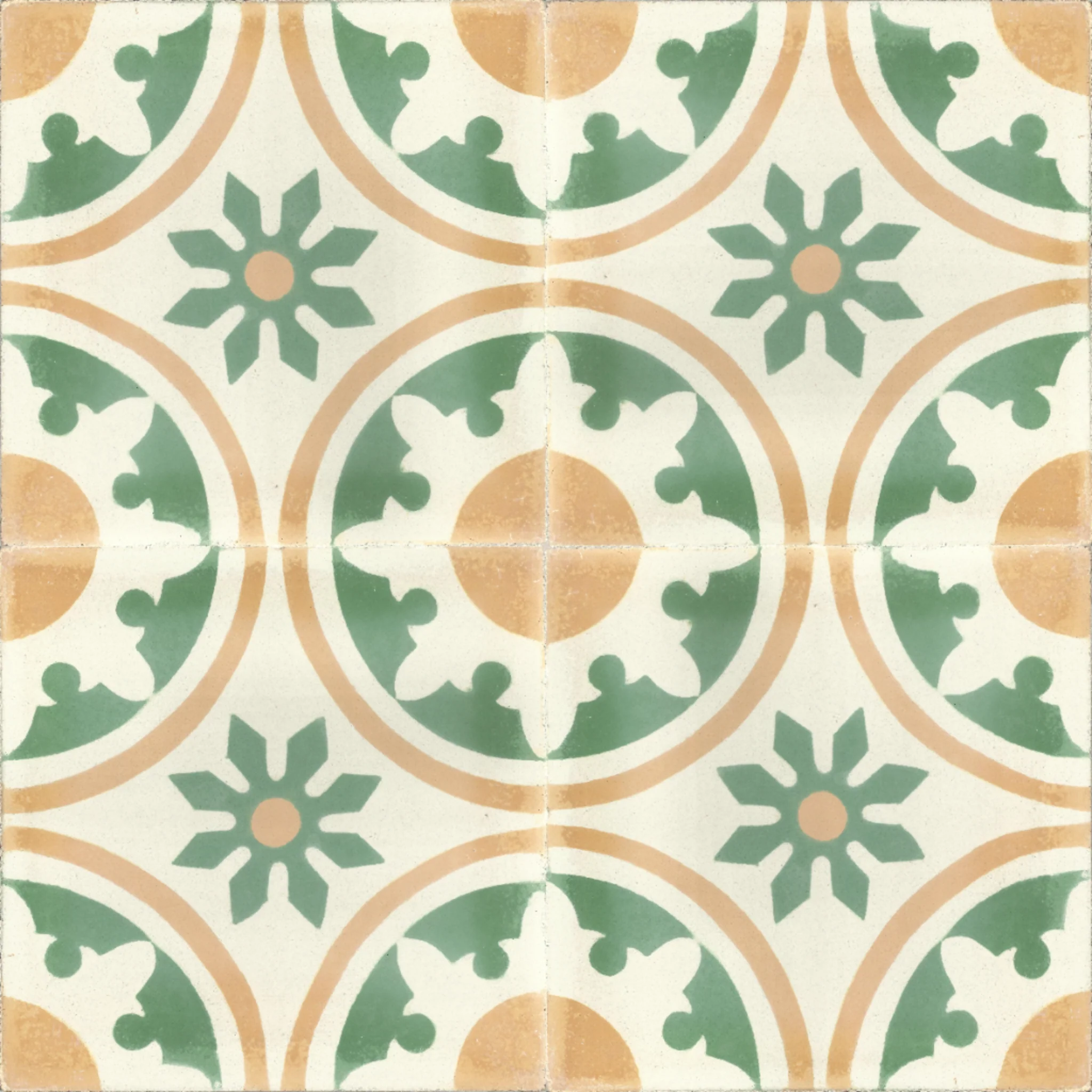 Kasbah Wheel — Charcoal — 2×2 pattern repeat
