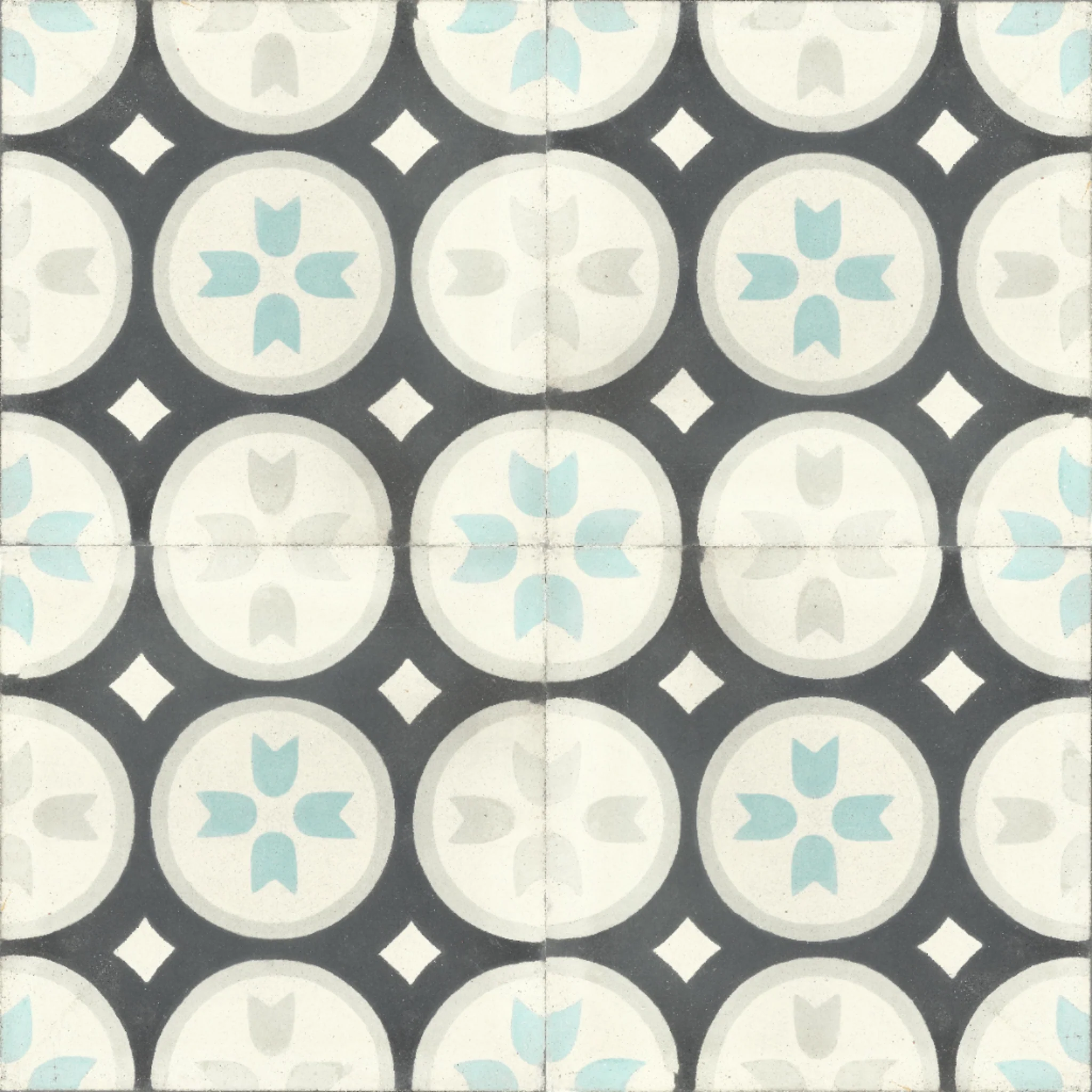 Oujda Bloom — Rose — 2×2 pattern repeat