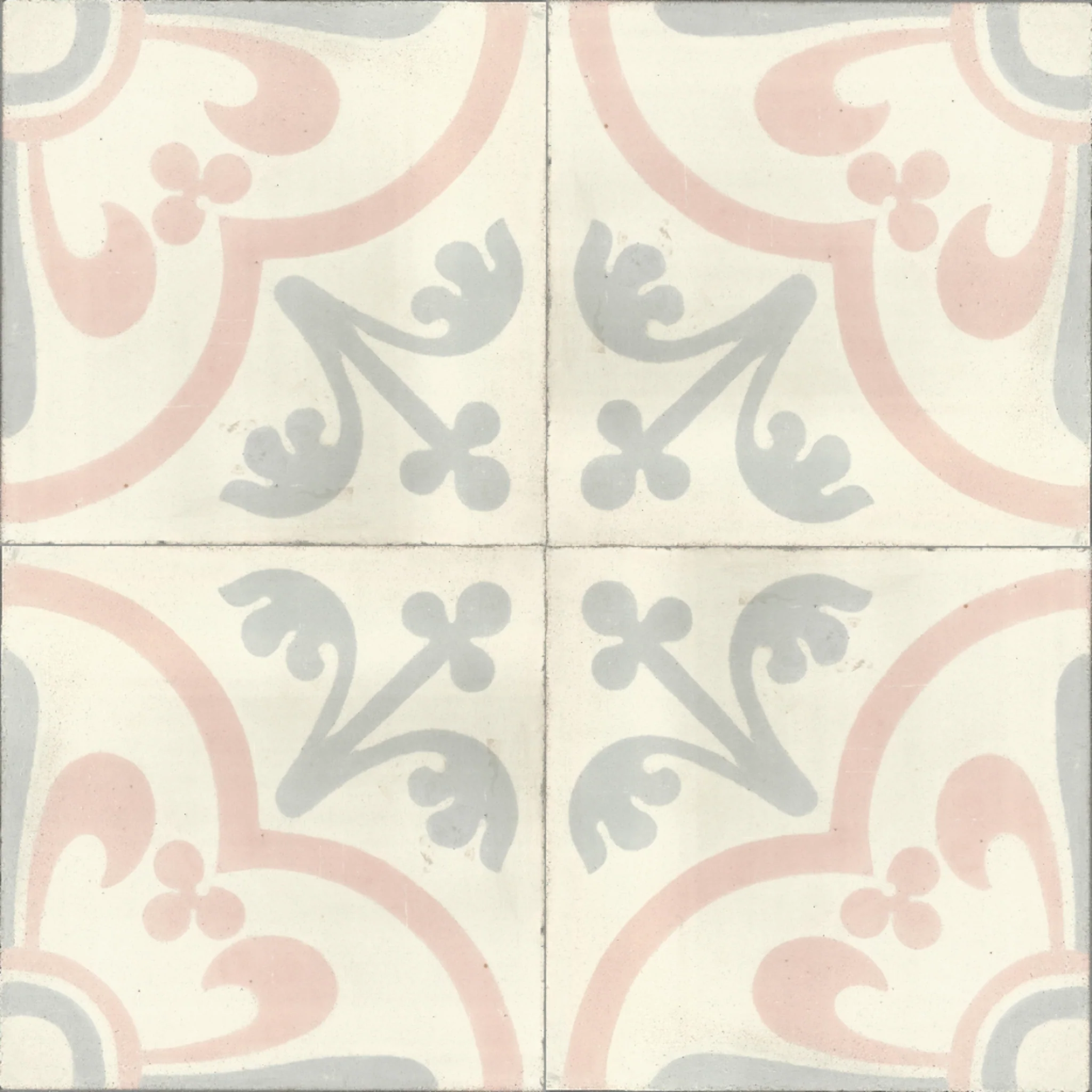 Agadir Hex — Cobalt — 2×2 pattern repeat
