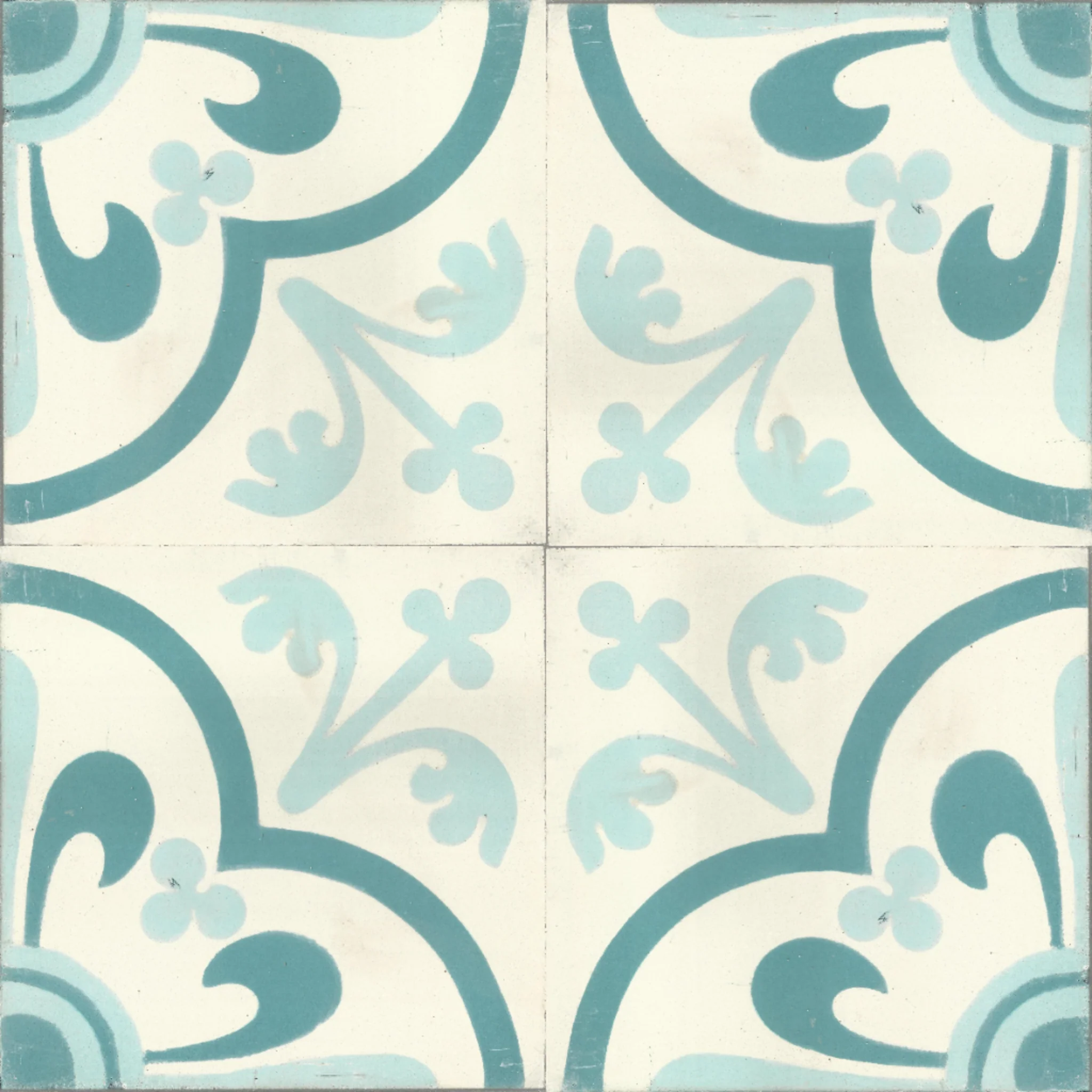 Agadir Hex — Terracotta — 2×2 pattern repeat