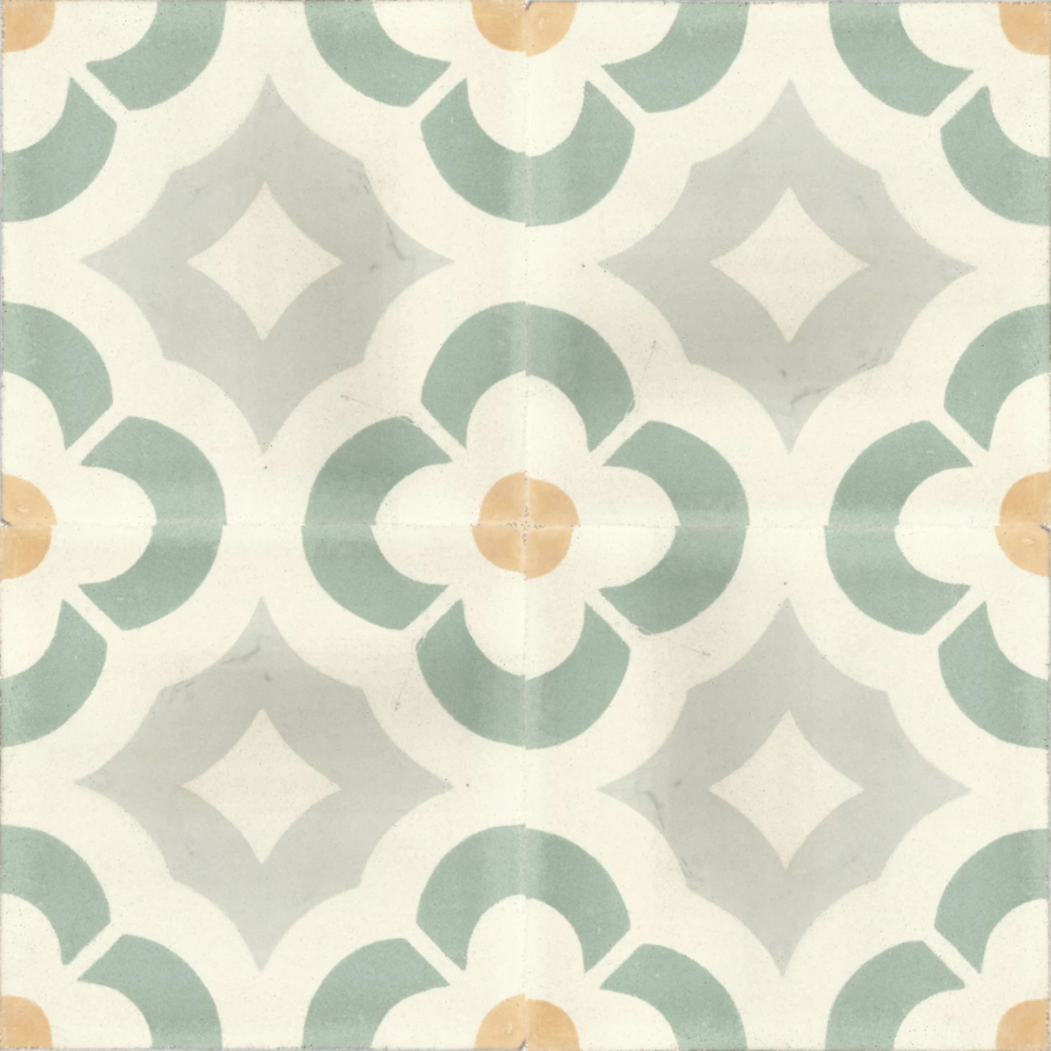 Tinghir Star — Ivory — 2×2 pattern repeat