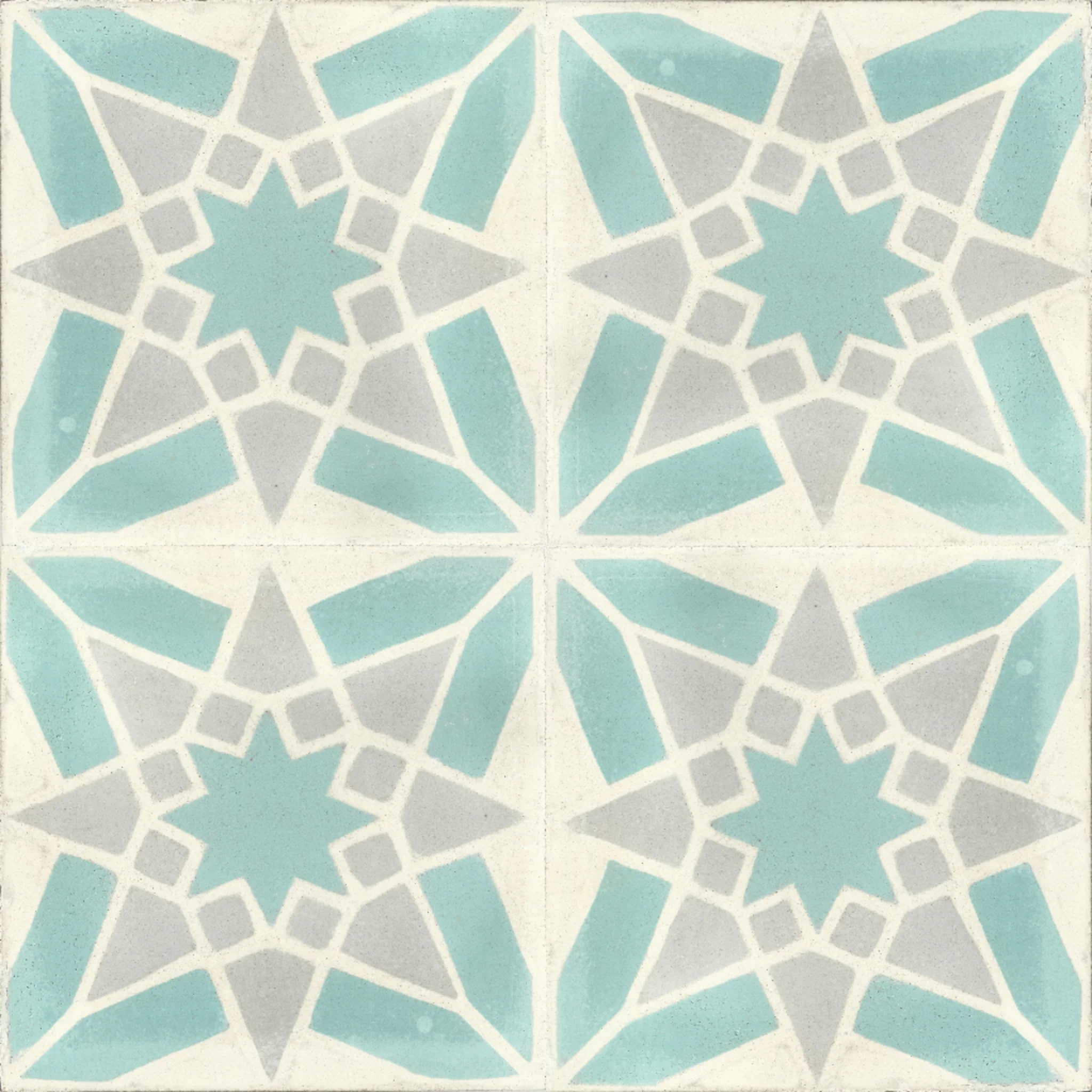 Midelt Leaf — Ivory — 2×2 pattern repeat