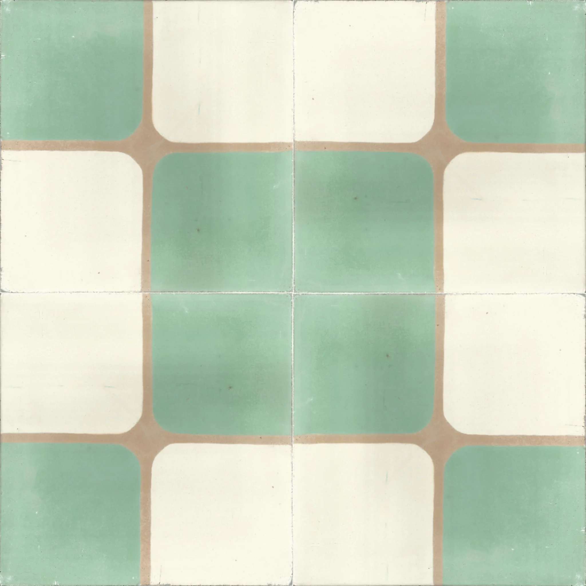 Erfoud Diamond — Terracotta — 2×2 pattern repeat