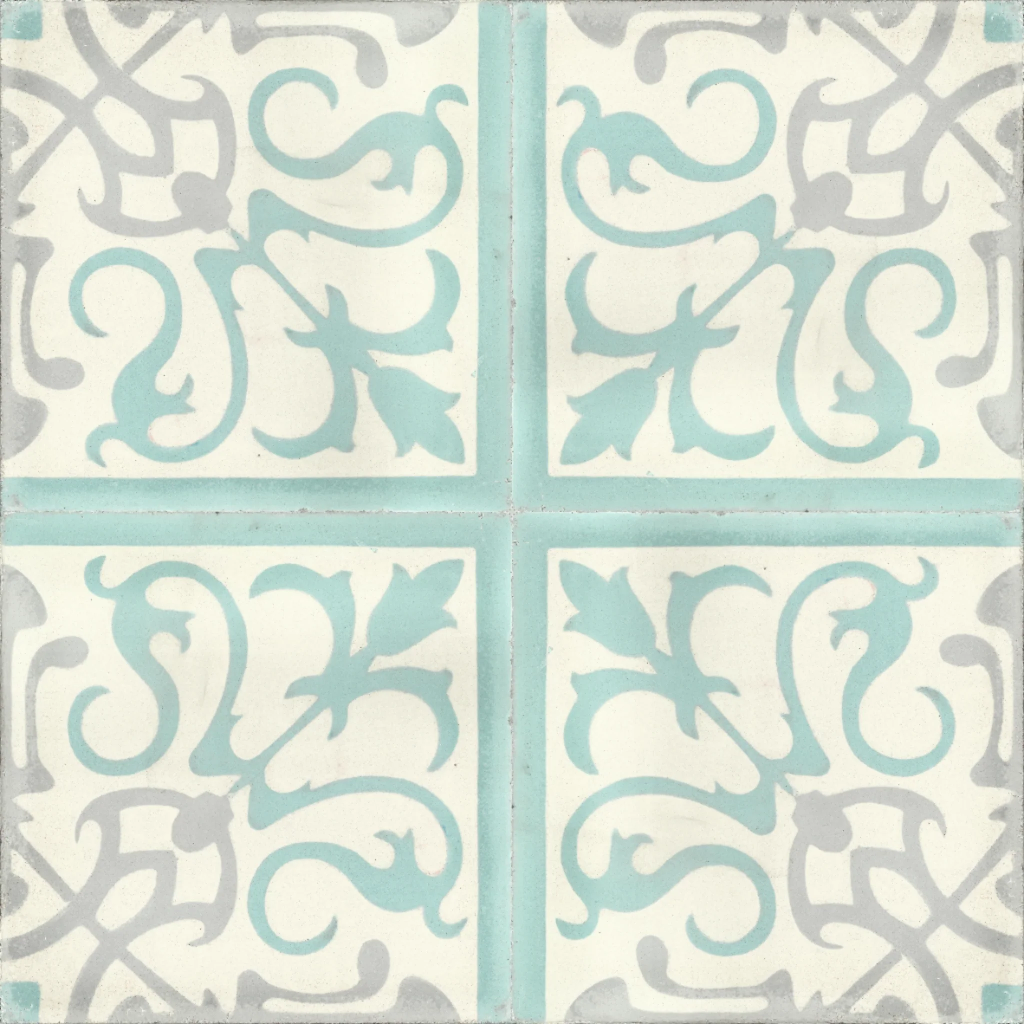 Court Imperial — Ivory/Multicolor — 2×2 pattern repeat