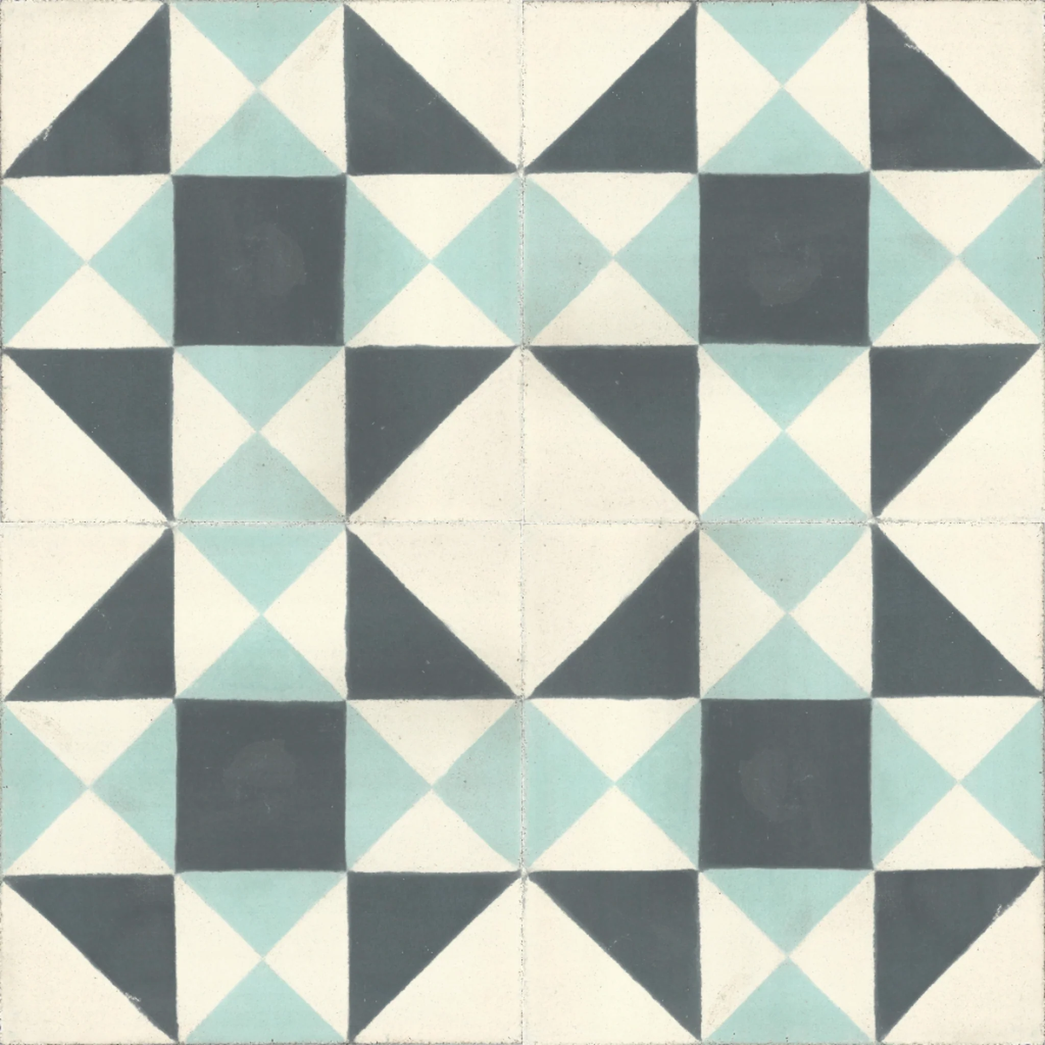 Casablanca Dot — Steel — 2×2 pattern repeat