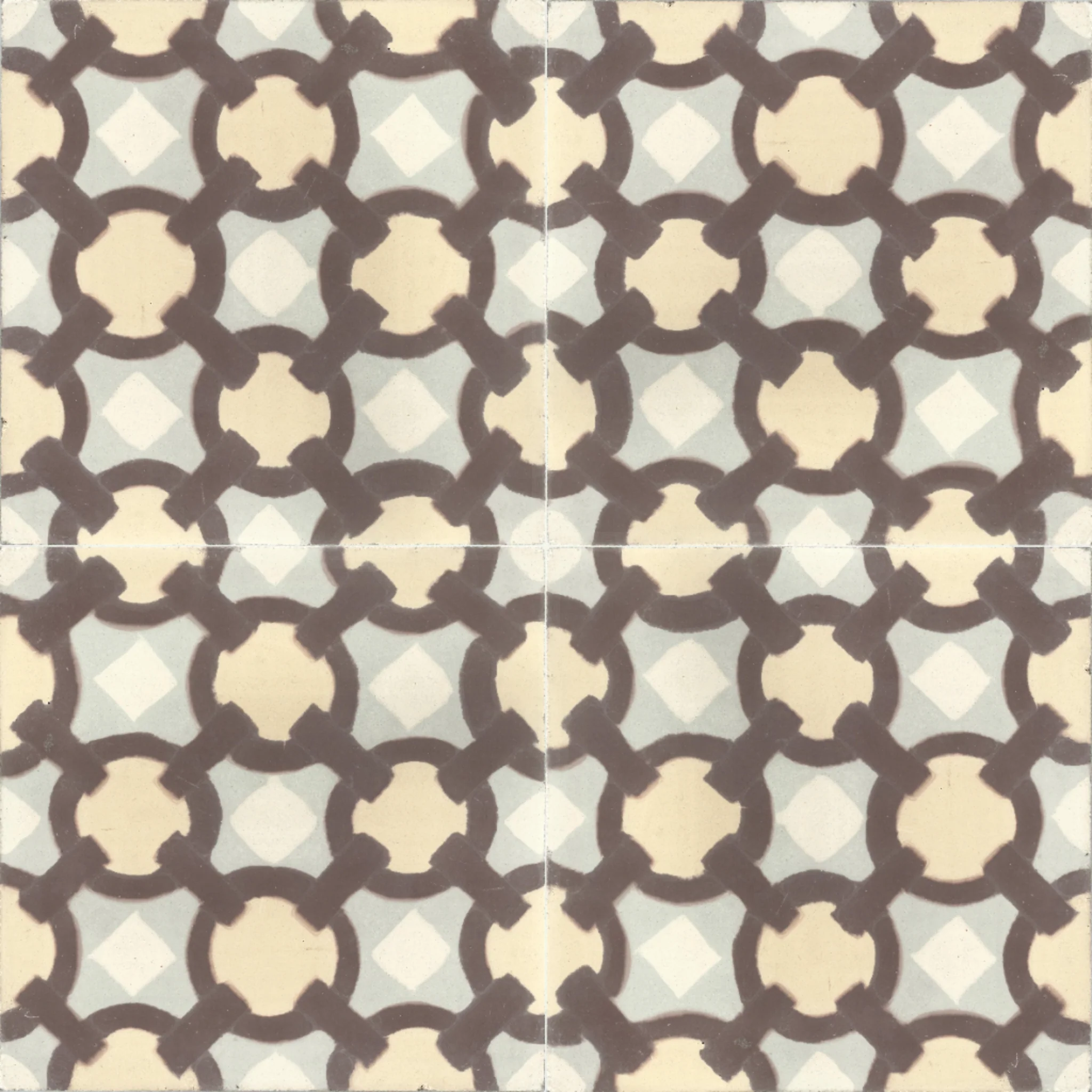 Chefchaouen Blue — Deep — 2×2 pattern repeat
