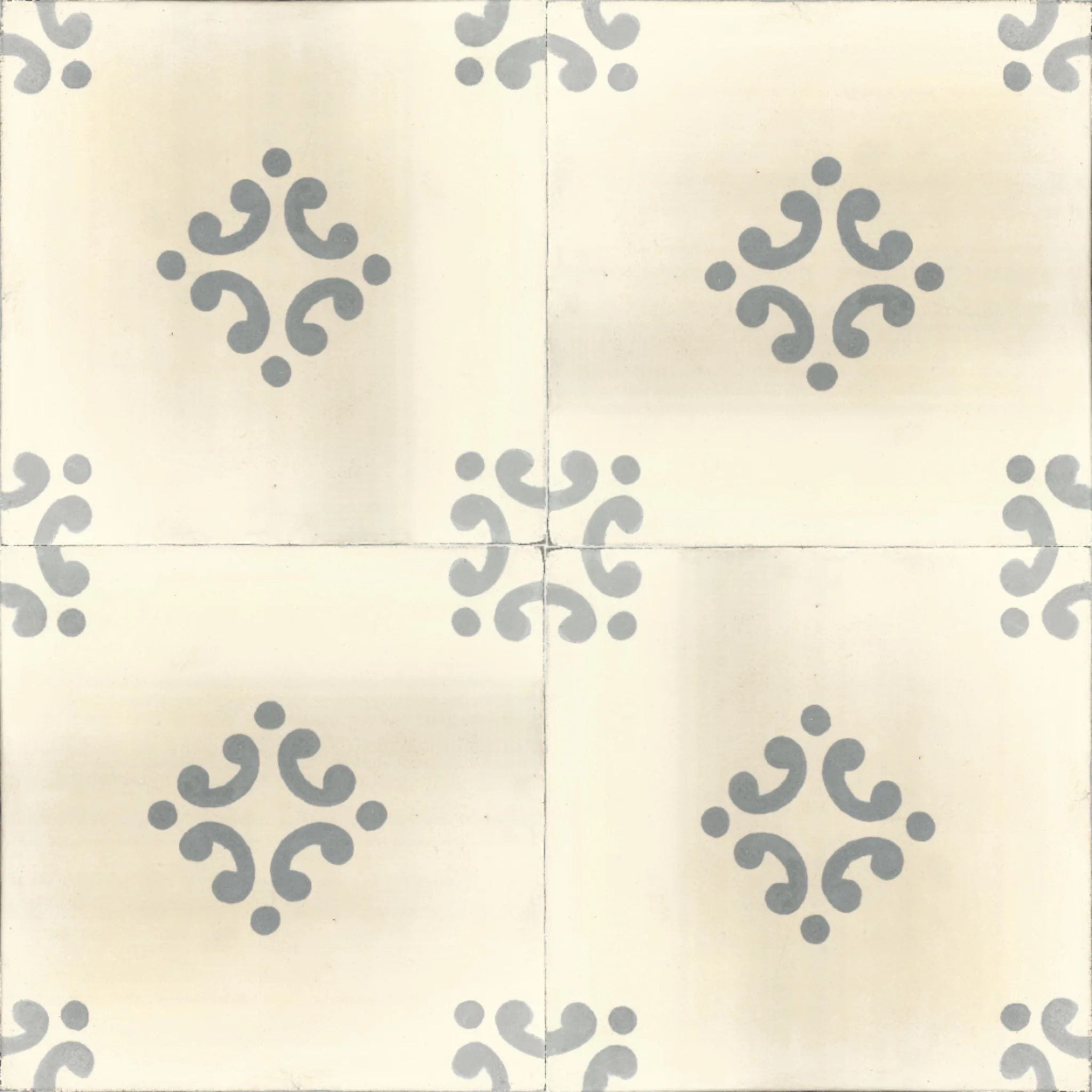 Azrou Pinwheel — Pearl — 2×2 pattern repeat