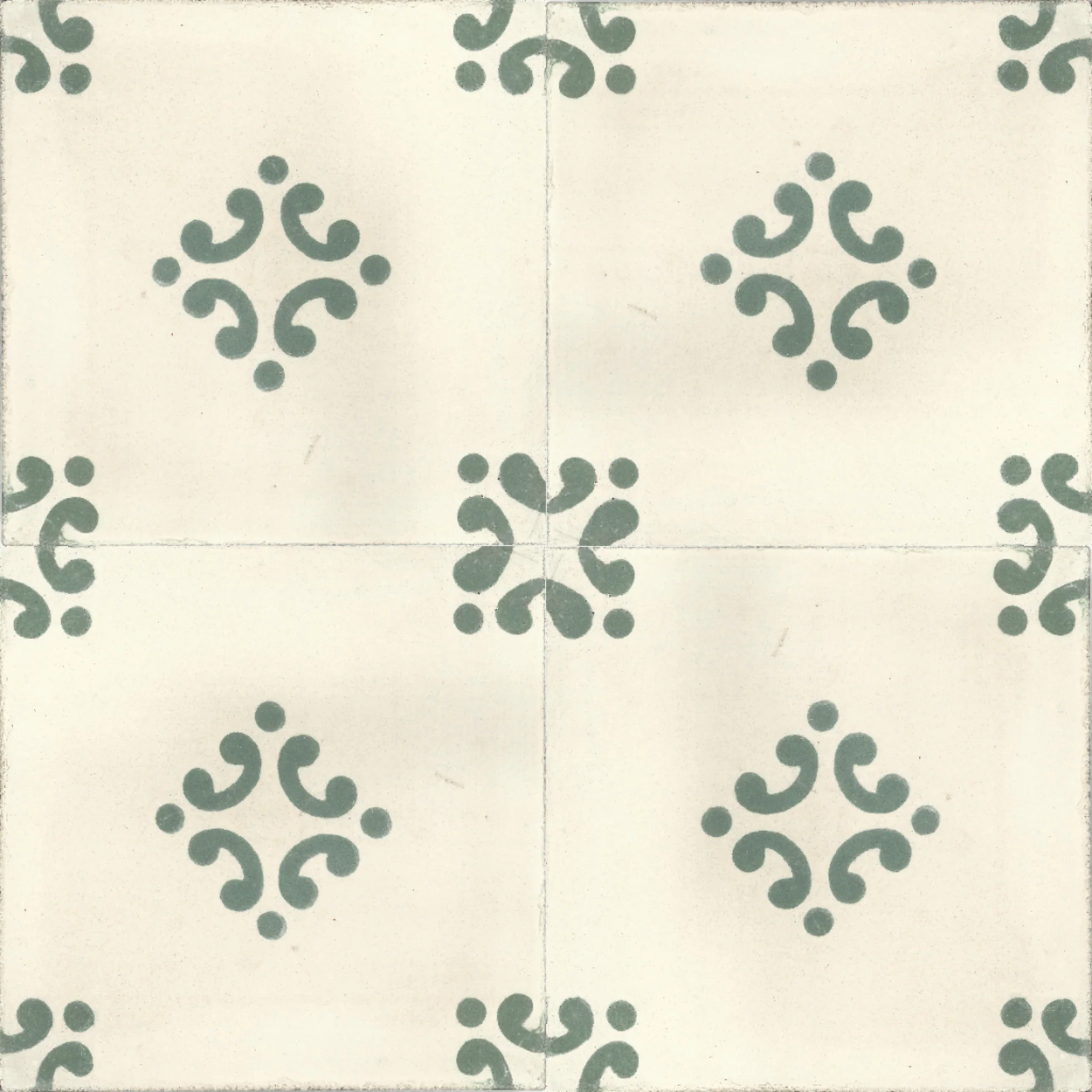 Azrou Pinwheel — Terracotta — 2×2 pattern repeat