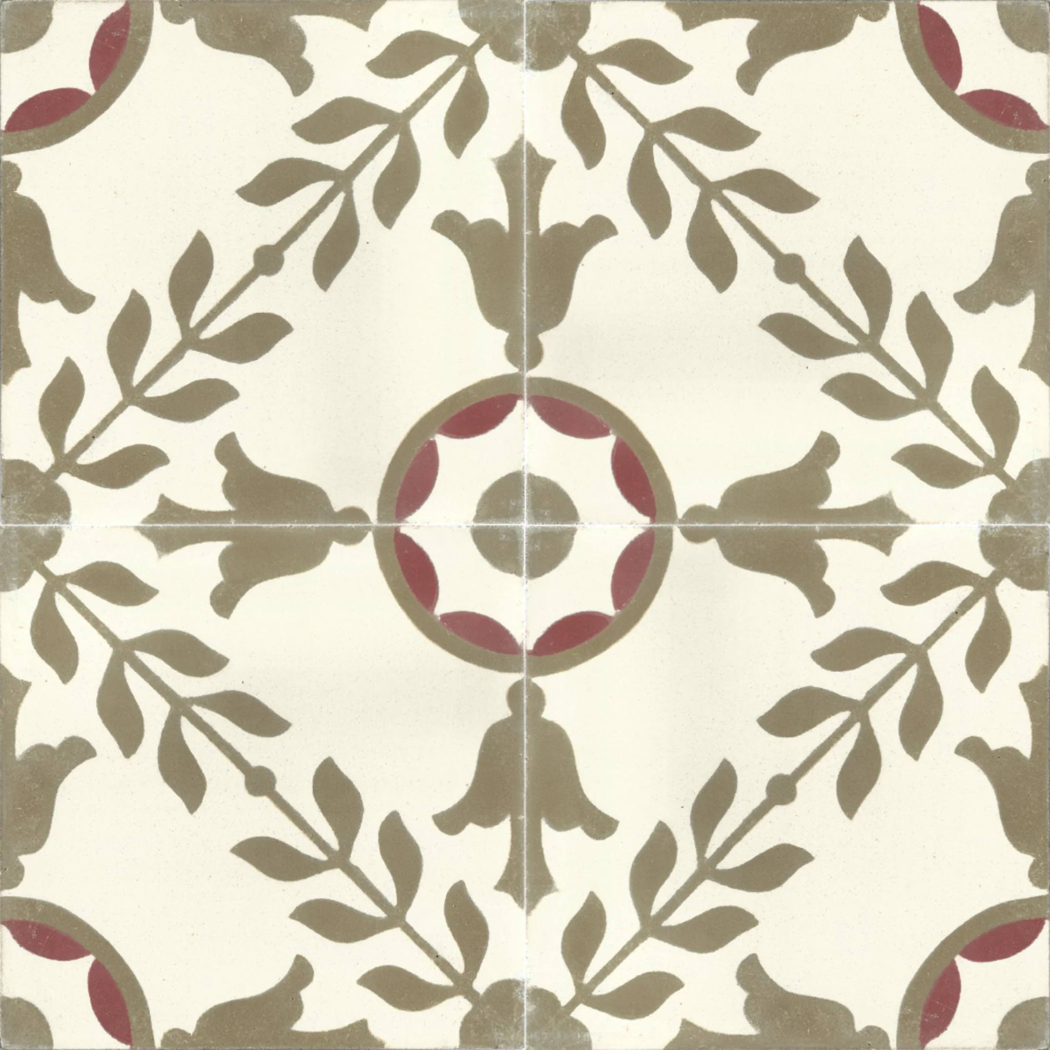 Sefrou Arabesque — Earth — 2×2 pattern repeat