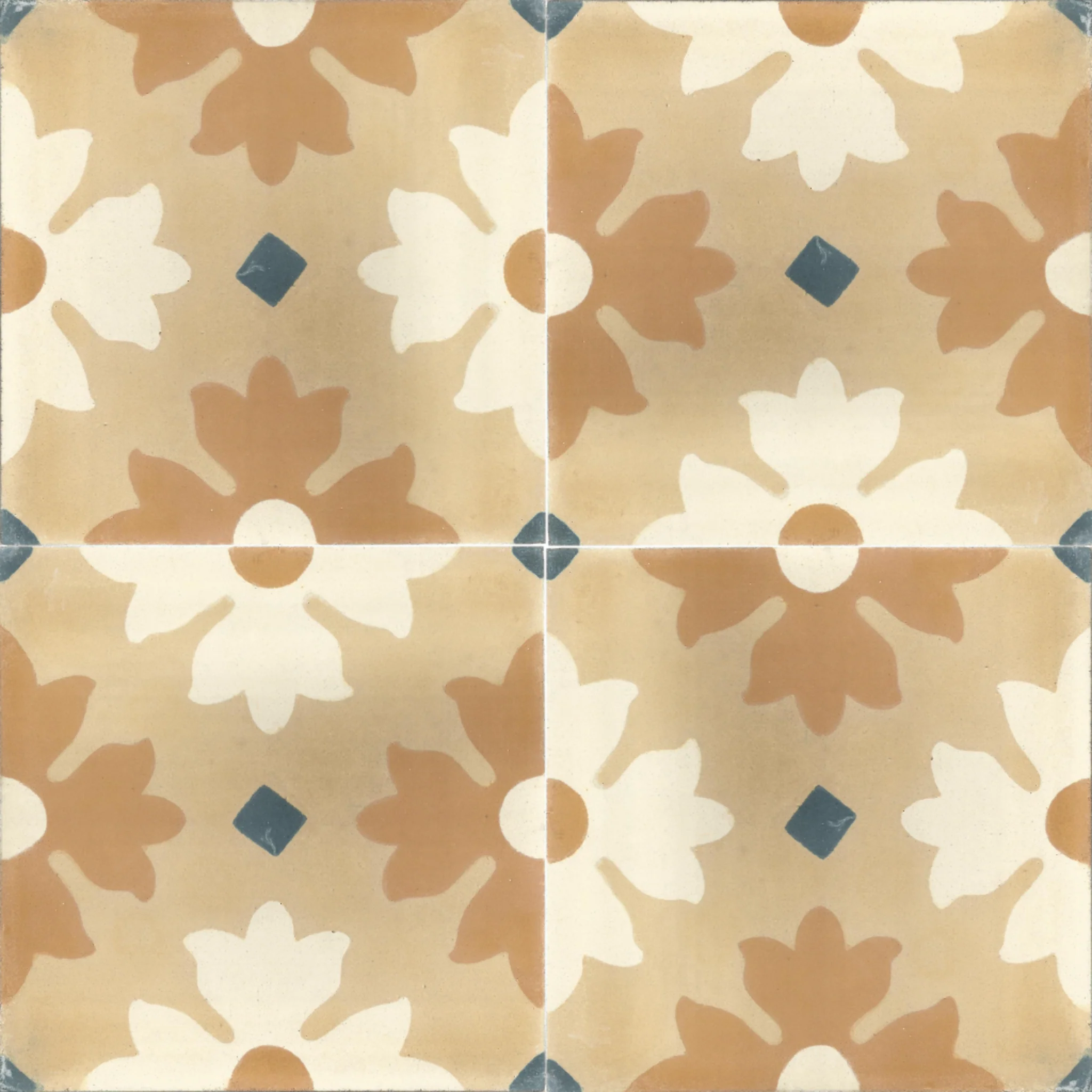 Laayoune Sun — Forest — 2×2 pattern repeat