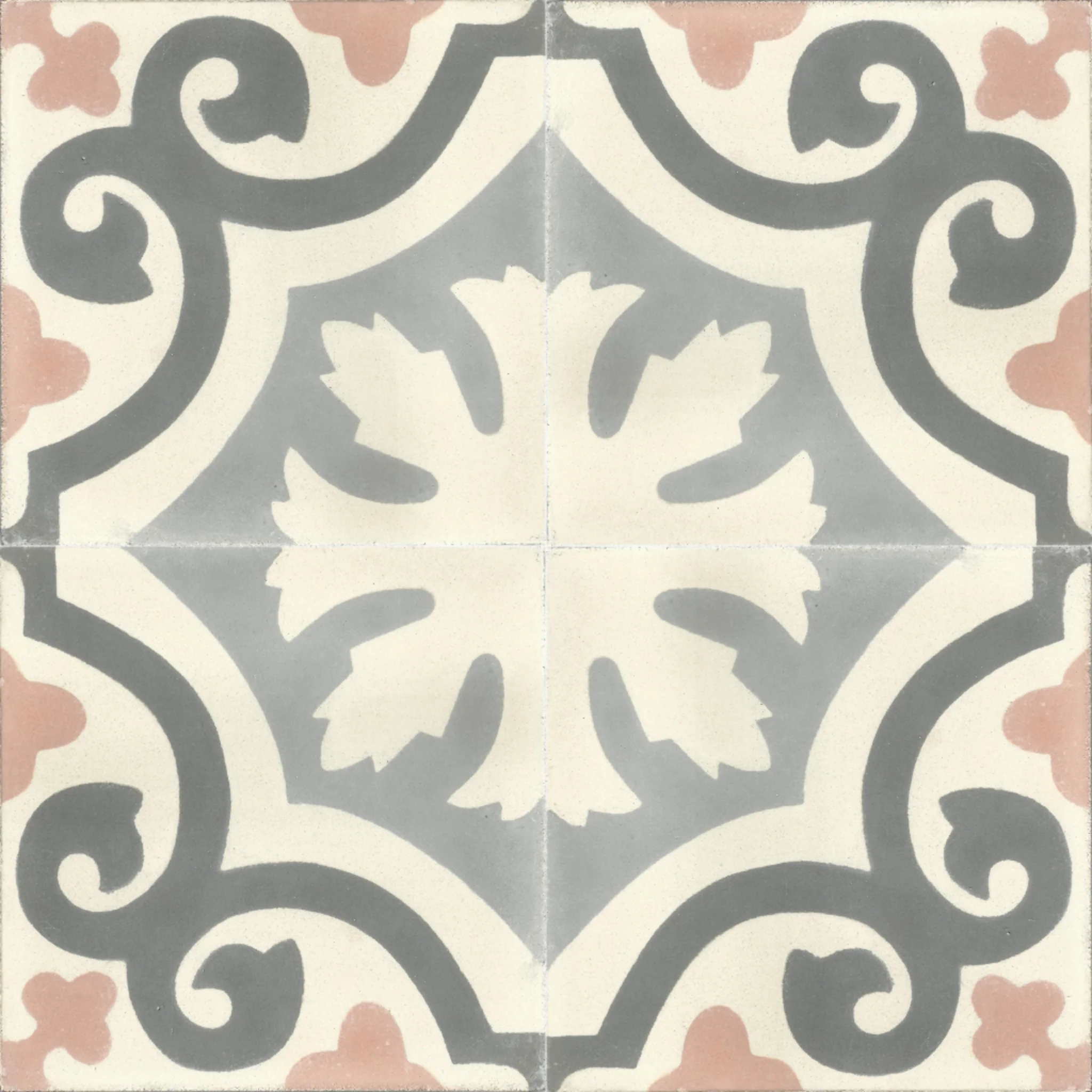 Oued Zem Lattice — Terracotta — 2×2 pattern repeat