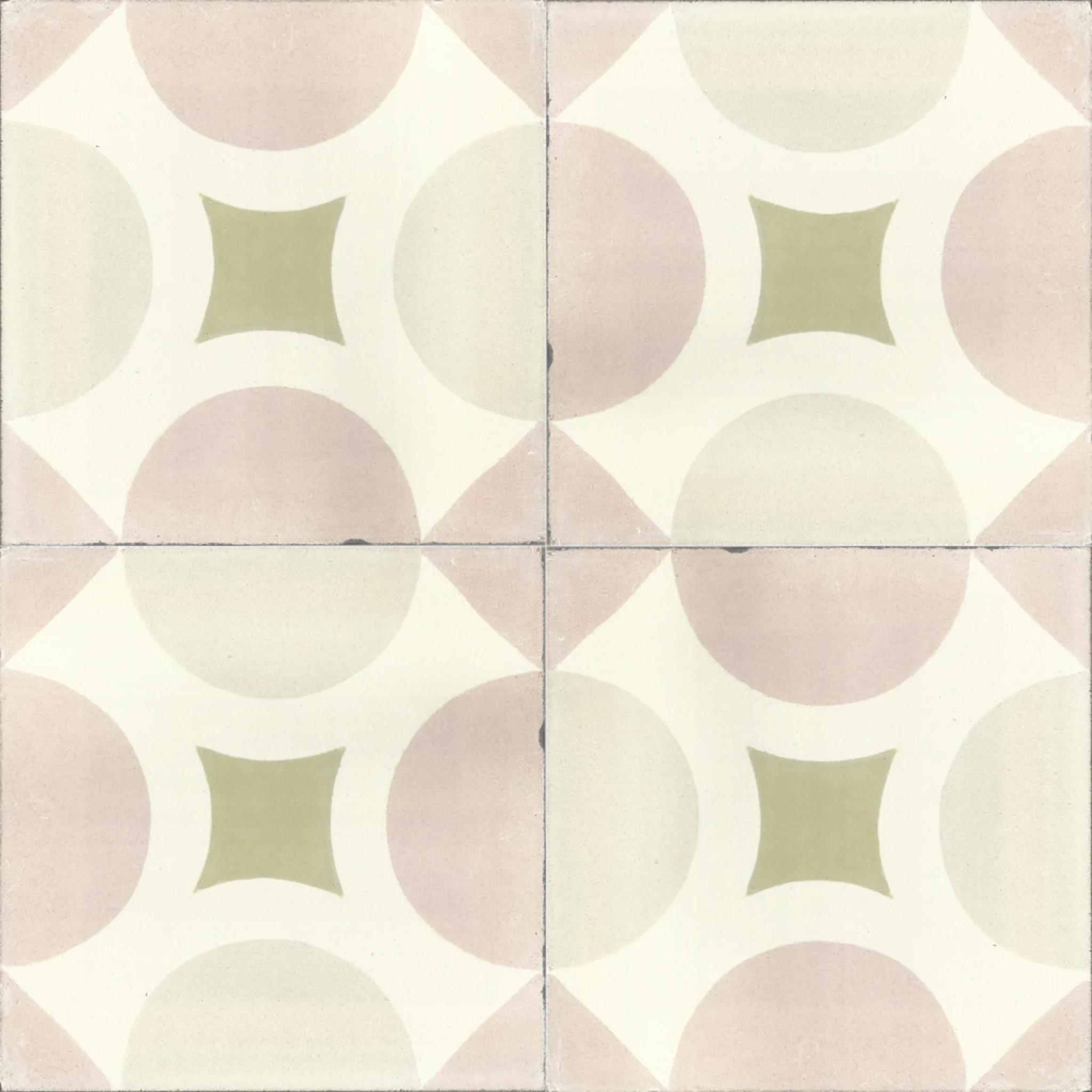 Sidi Slimane Cross — Ivory — 2×2 pattern repeat