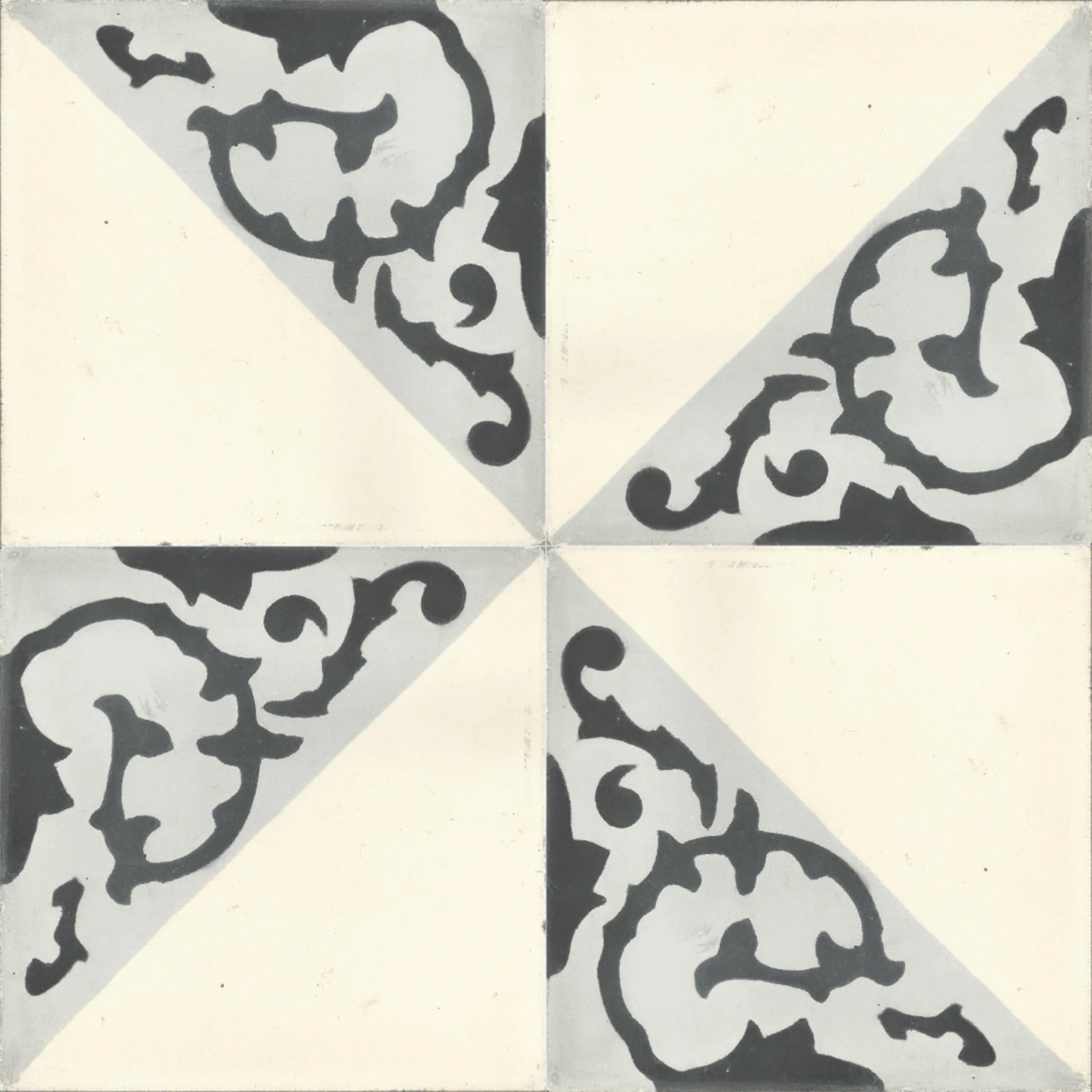 Rich Cross — Ivory — 2×2 pattern repeat