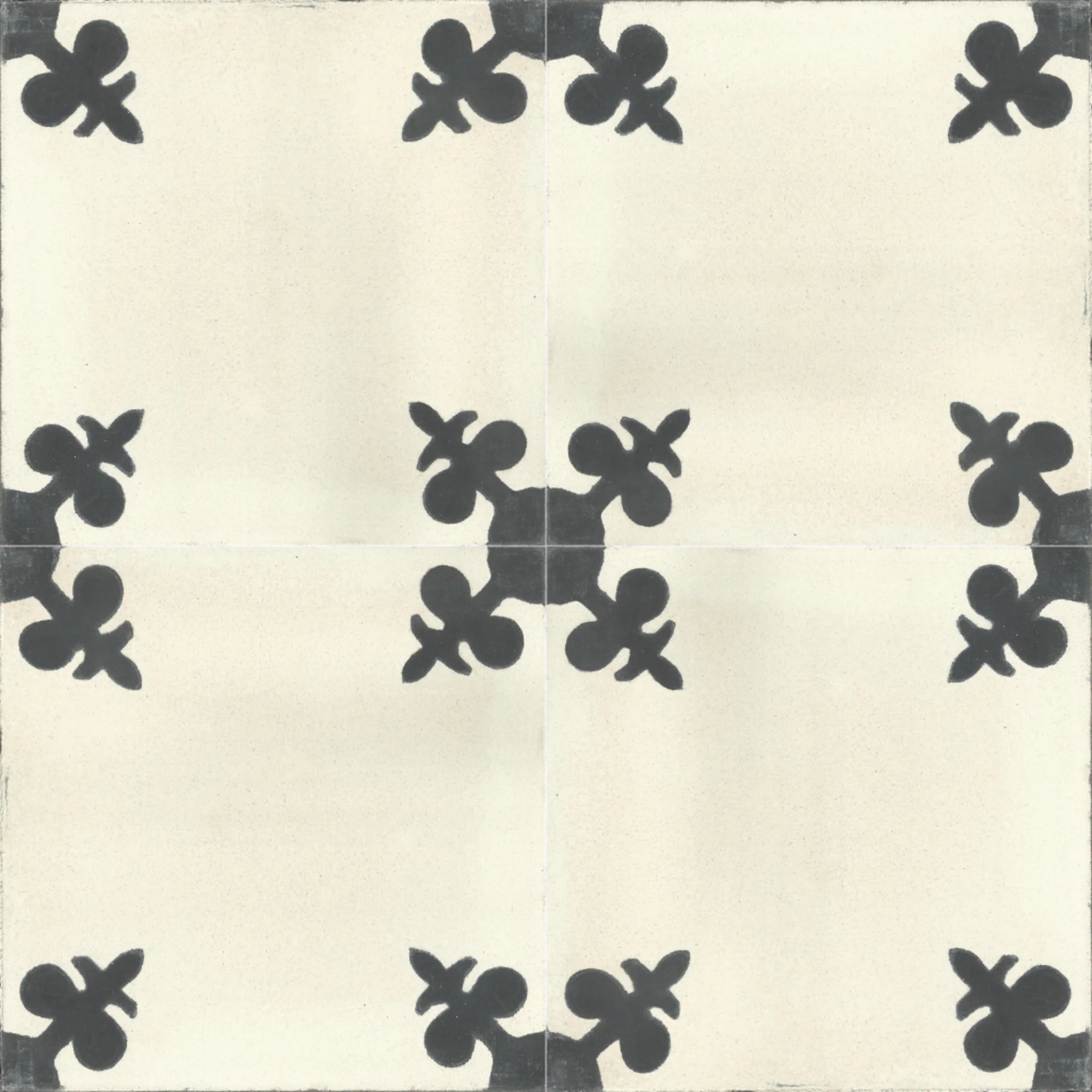 Goulmima Petal — Ivory — 2×2 pattern repeat