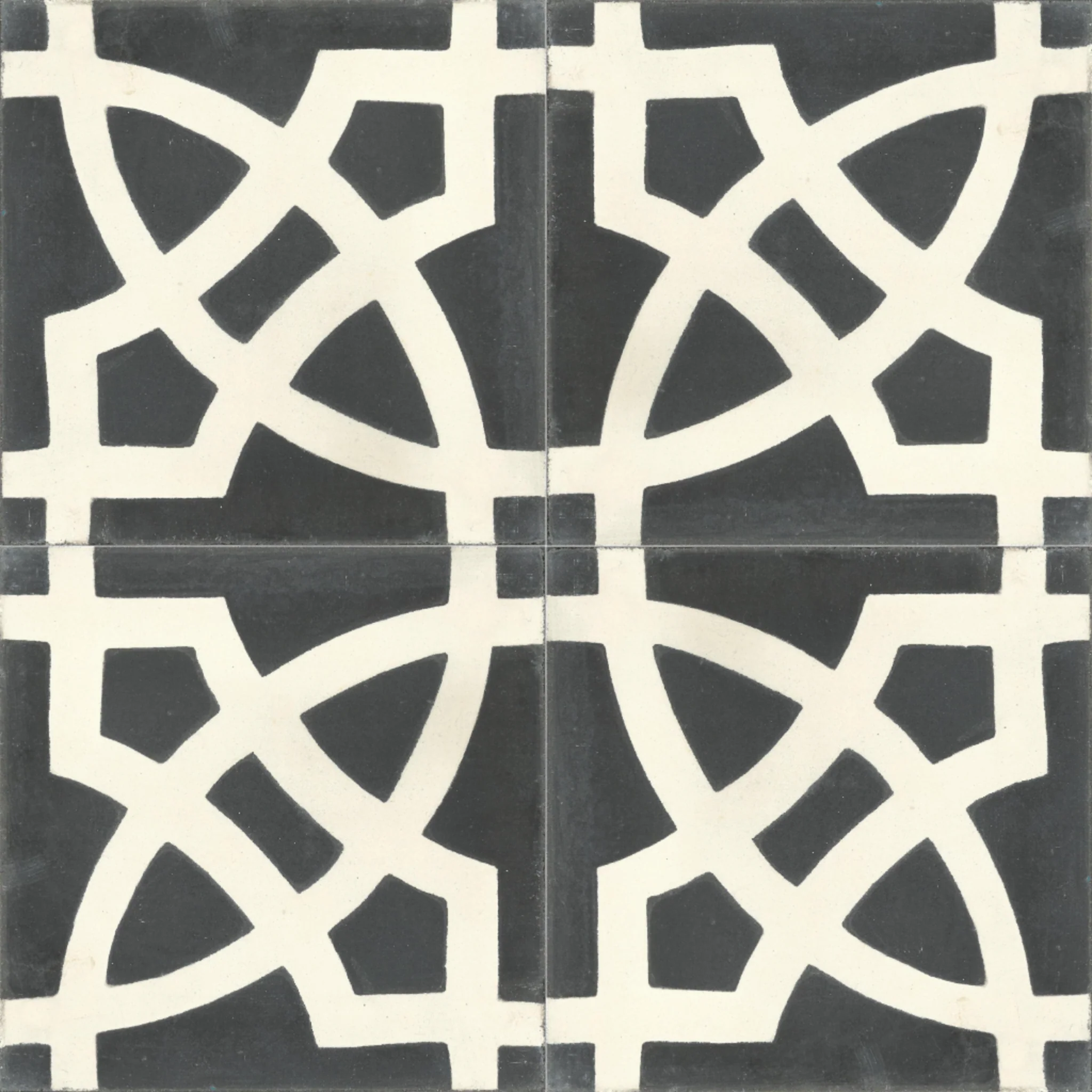 Boumalne Wave — Azure — 2×2 pattern repeat