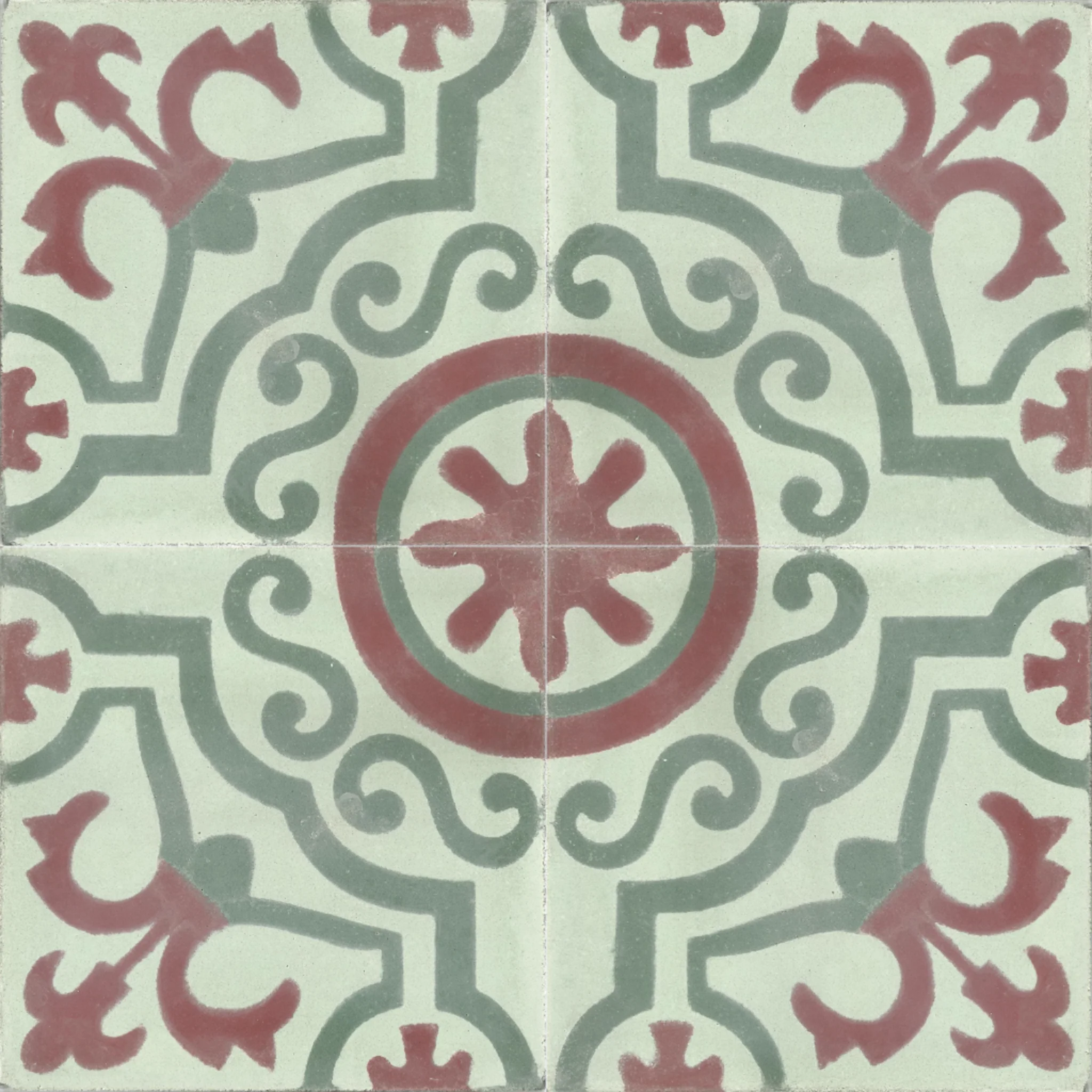 Tata Cross — Ivory — 2×2 pattern repeat