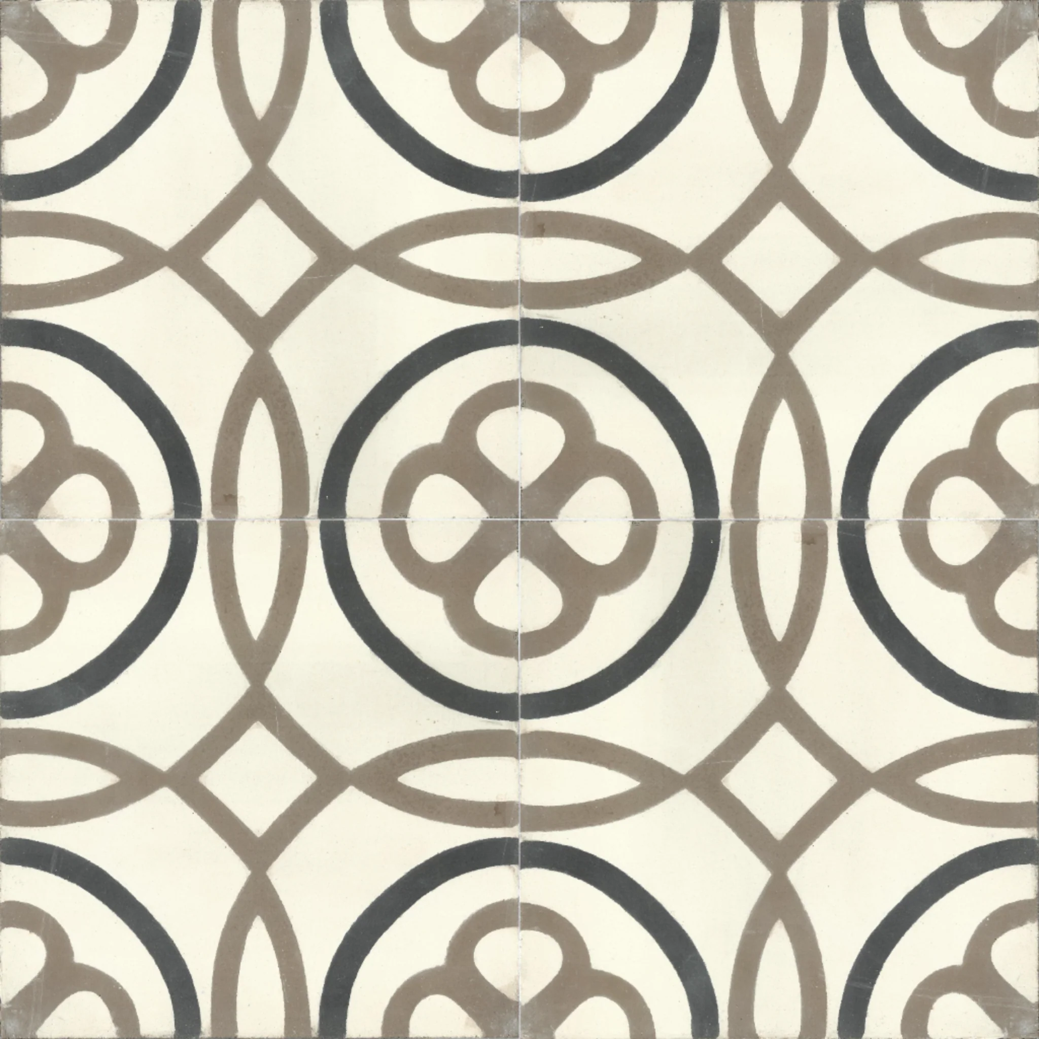 Aglou Bloom — Azure — 2×2 pattern repeat