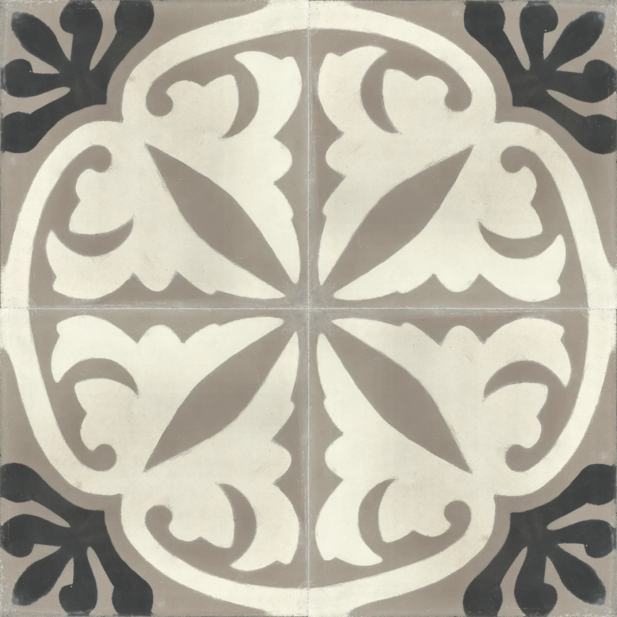 Massa Arabesque — Cobalt — 2×2 pattern repeat