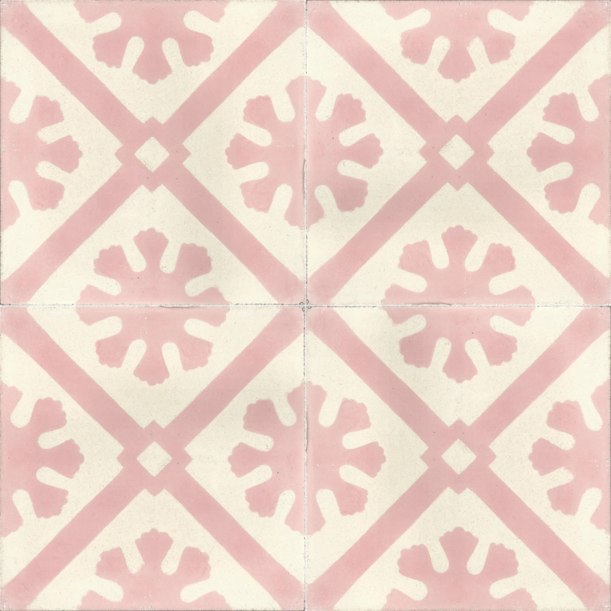 Guelmim Star — Ivory — 2×2 pattern repeat