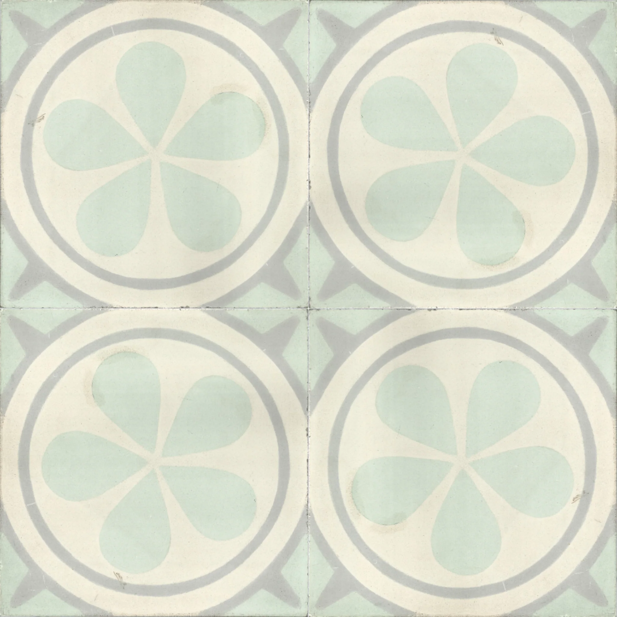 Tiznit Arabesque — Cobalt — 2×2 pattern repeat