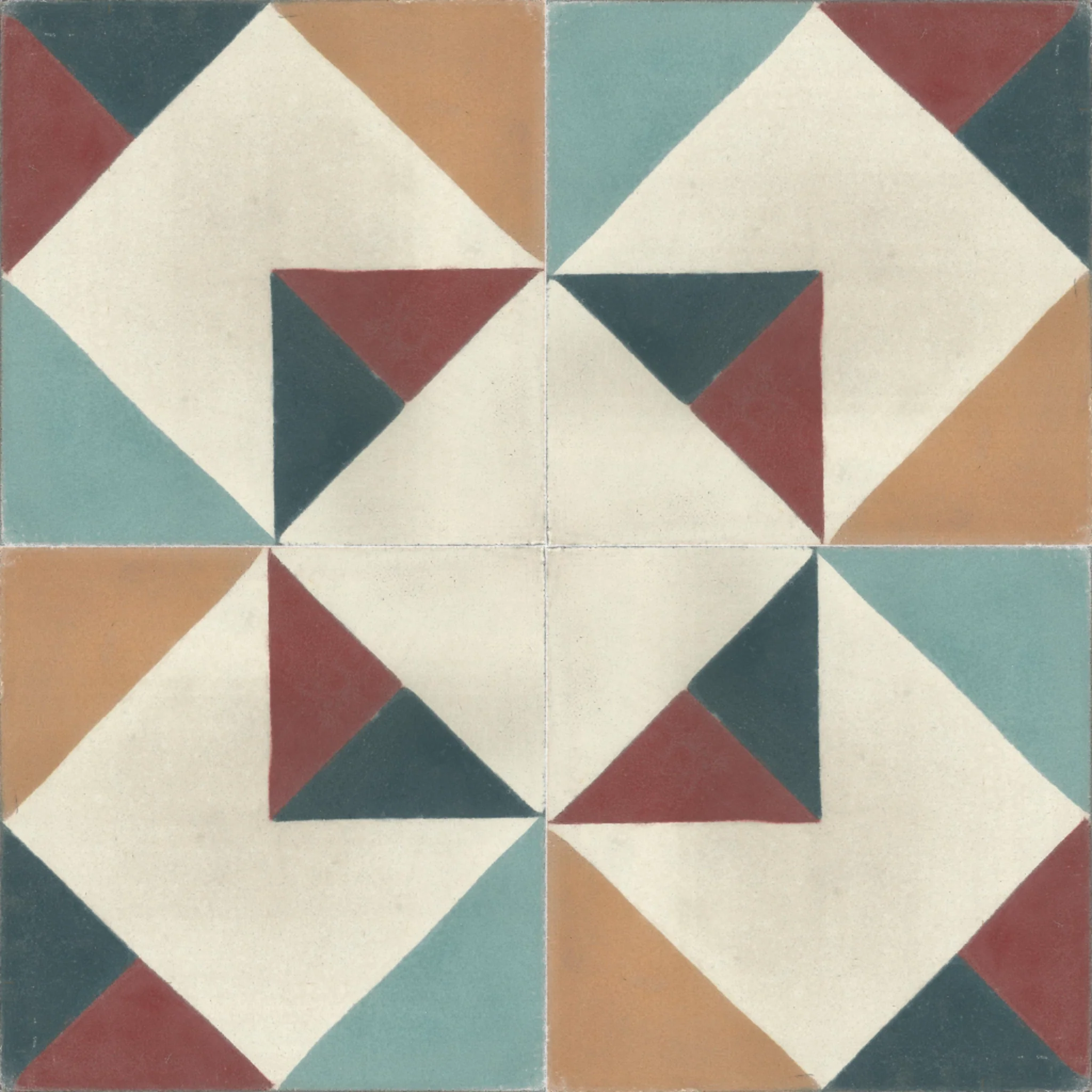 Tarfaya Grid — Pearl — 2×2 pattern repeat