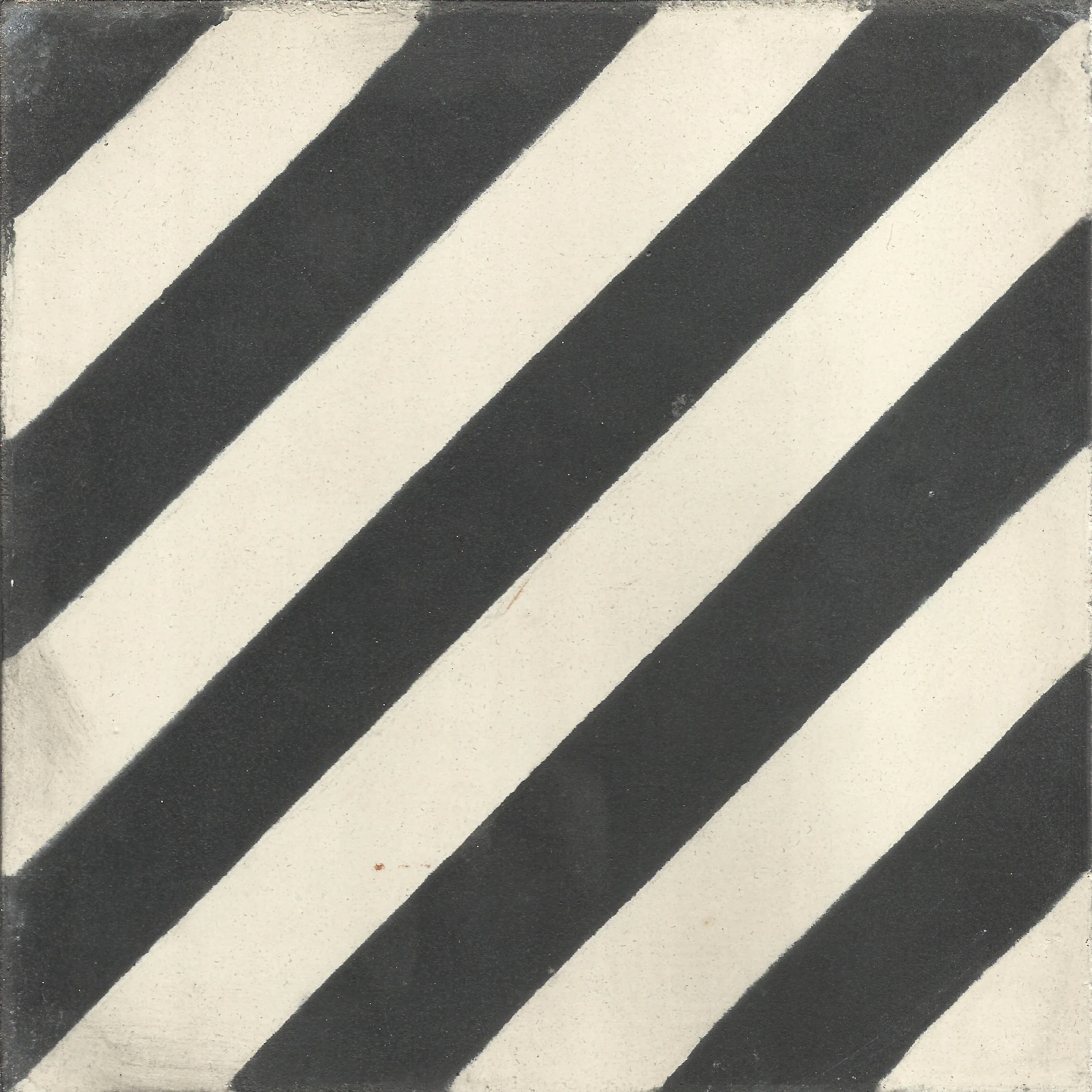 Medina Stripe — Charcoal — Handmade Moroccan Cement Tile