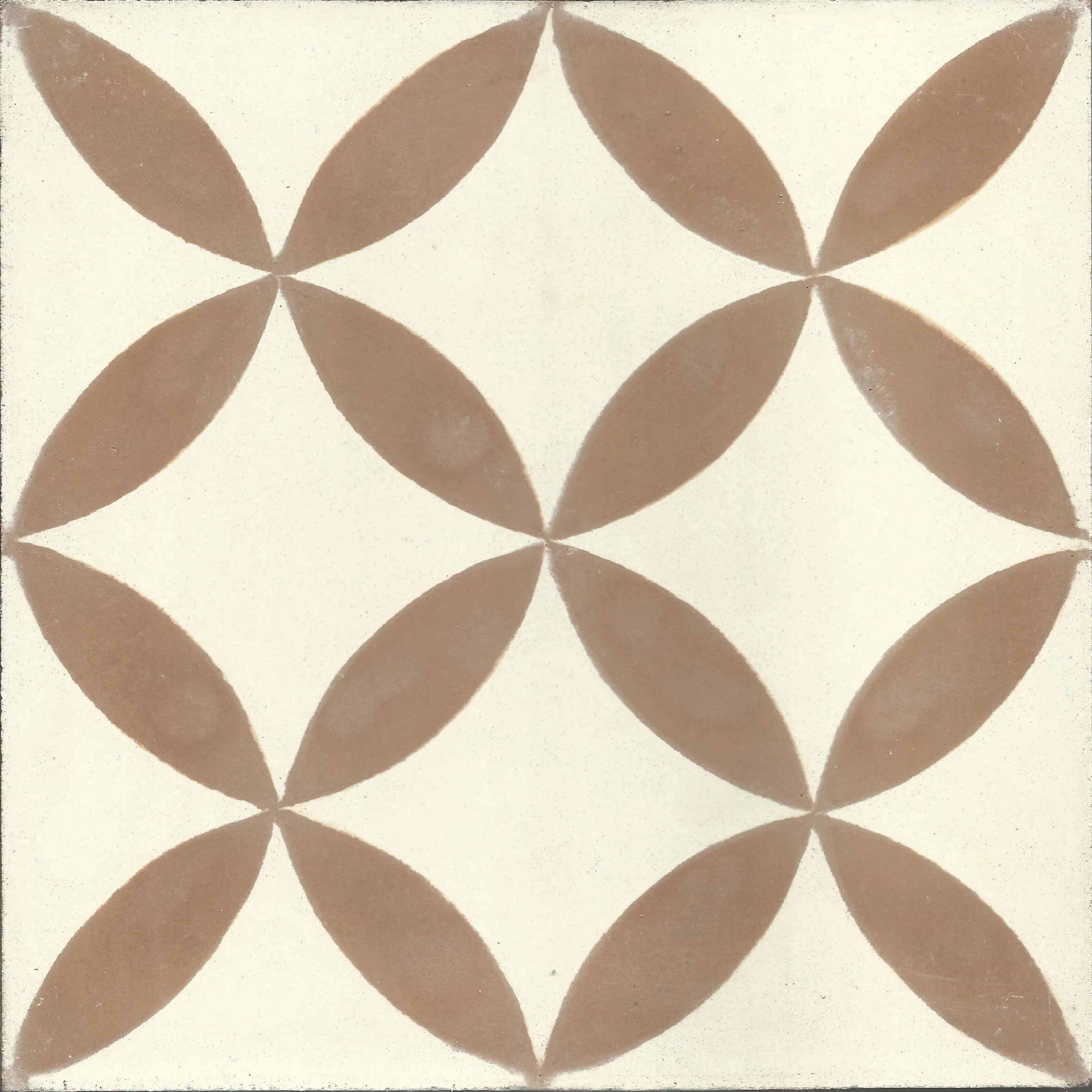 Arabesque Grande — Midnight — Handmade Moroccan Cement Tile