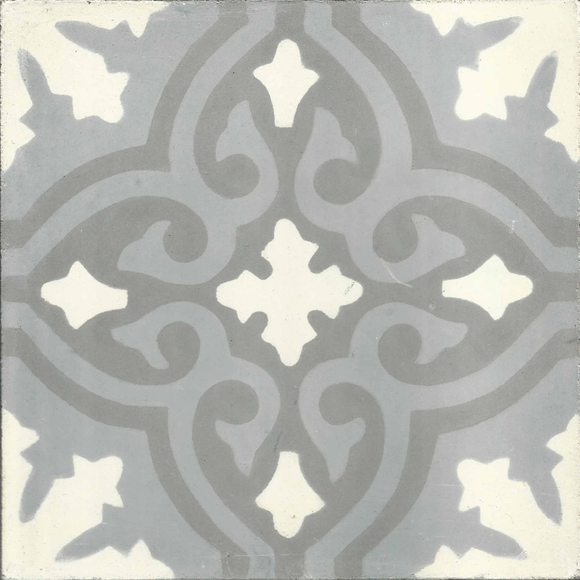 Hammam Cross — Forest — Handmade Moroccan Cement Tile