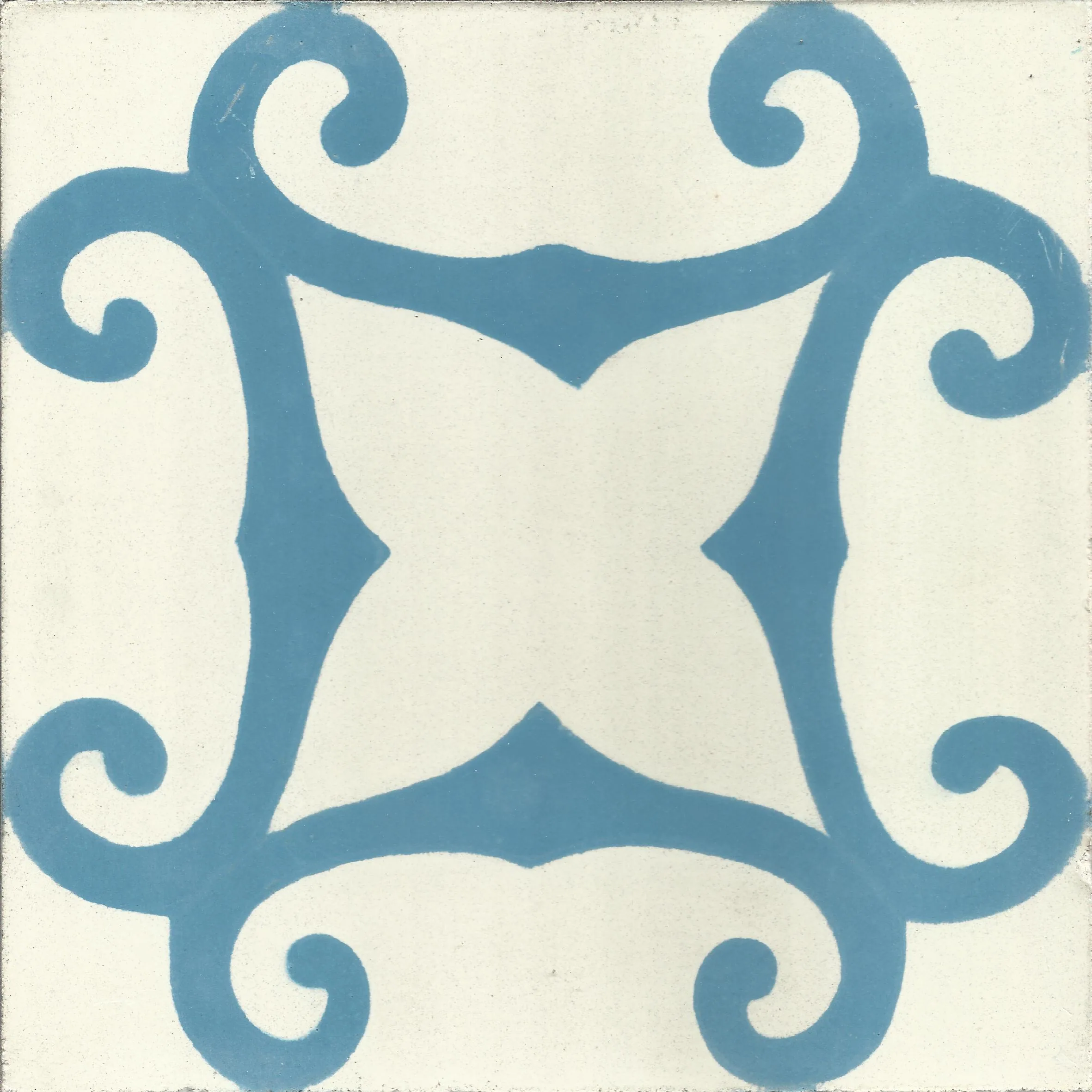Imperial Diamond — Pearl — Handmade Moroccan Cement Tile