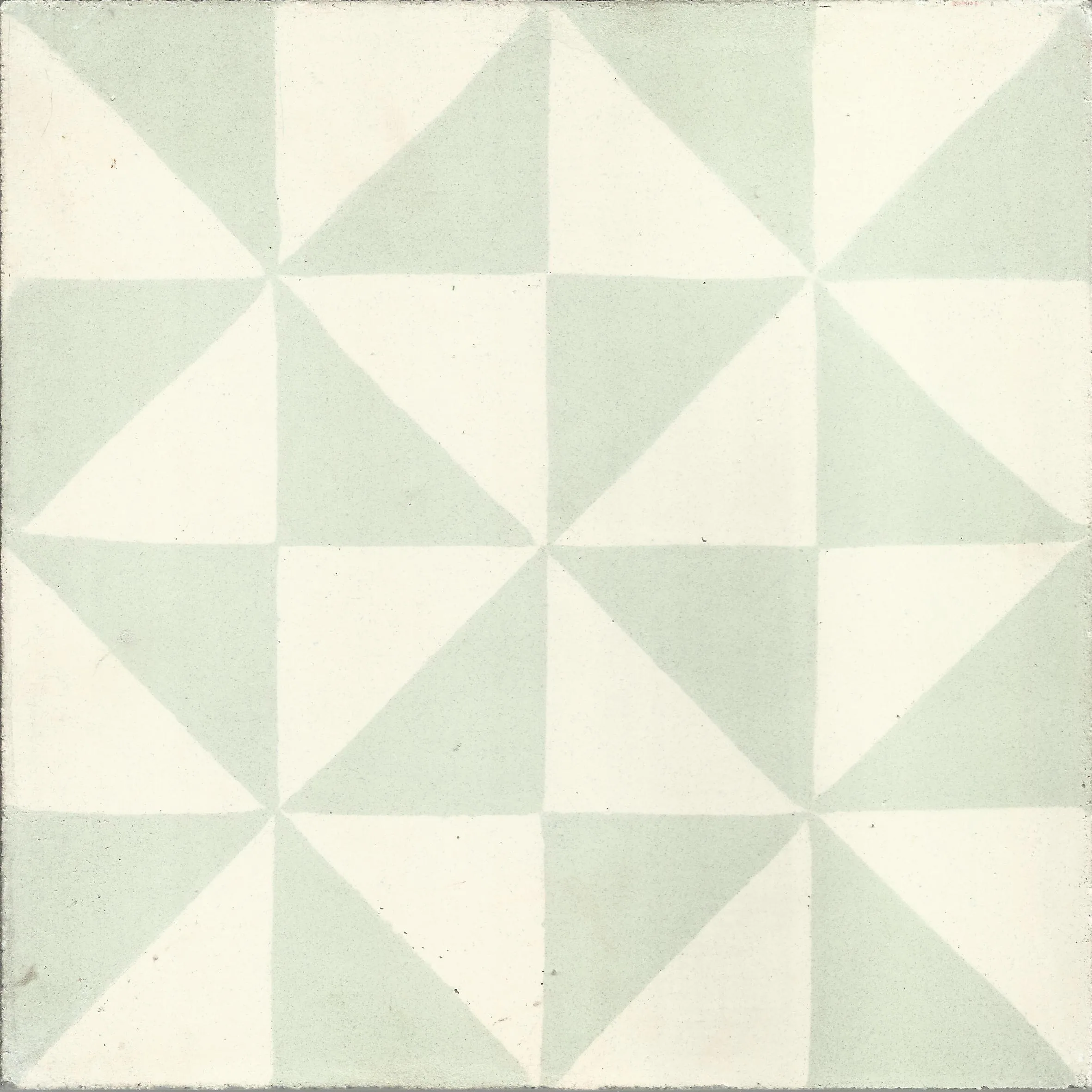 Sahara Split — Azure — Handmade Moroccan Cement Tile