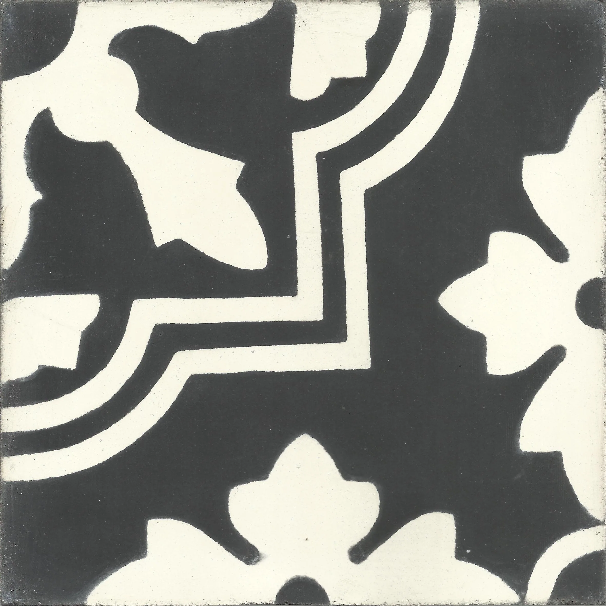Essaouira Wind — Pearl — Handmade Moroccan Cement Tile