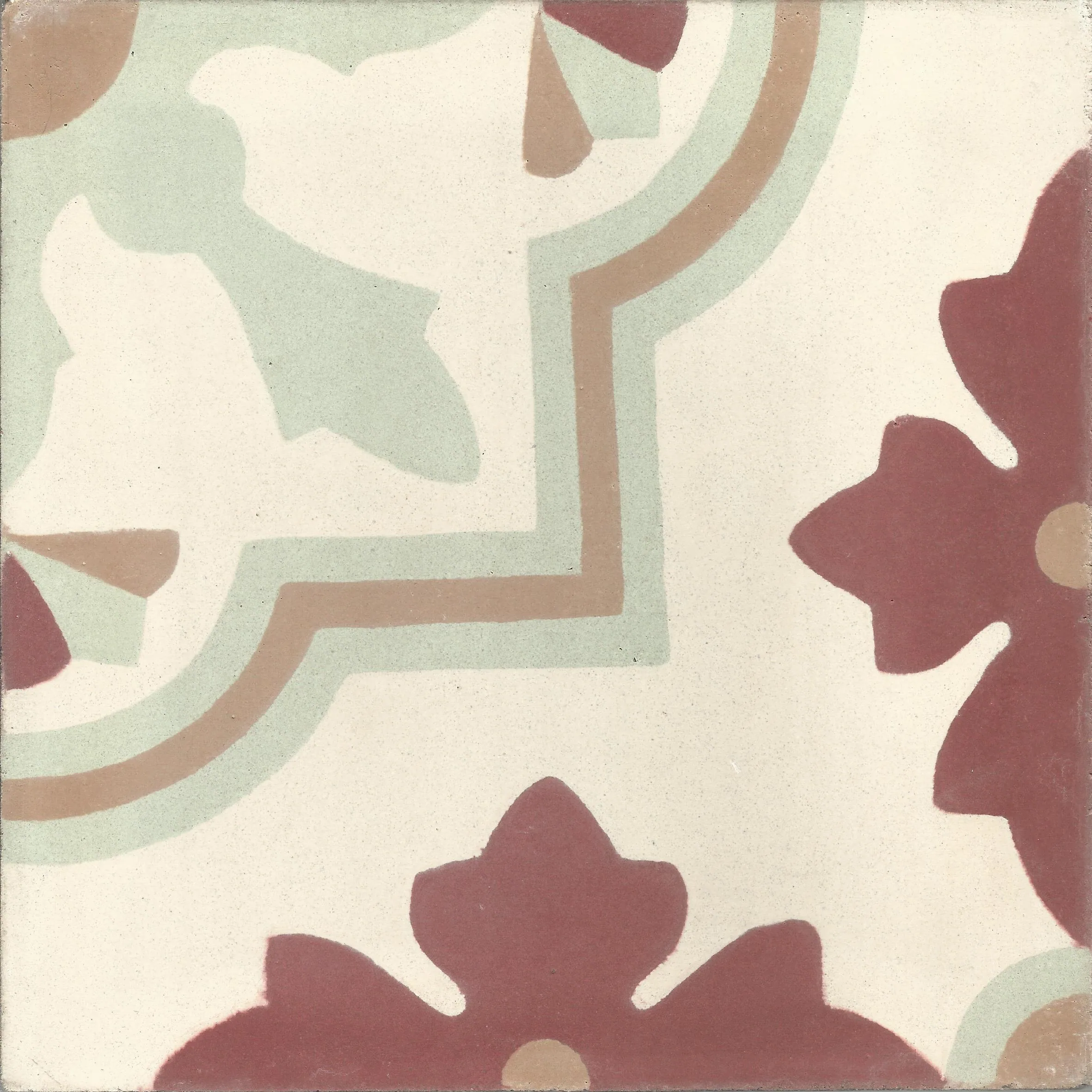 Essaouira Wind — Cobalt — Handmade Moroccan Cement Tile