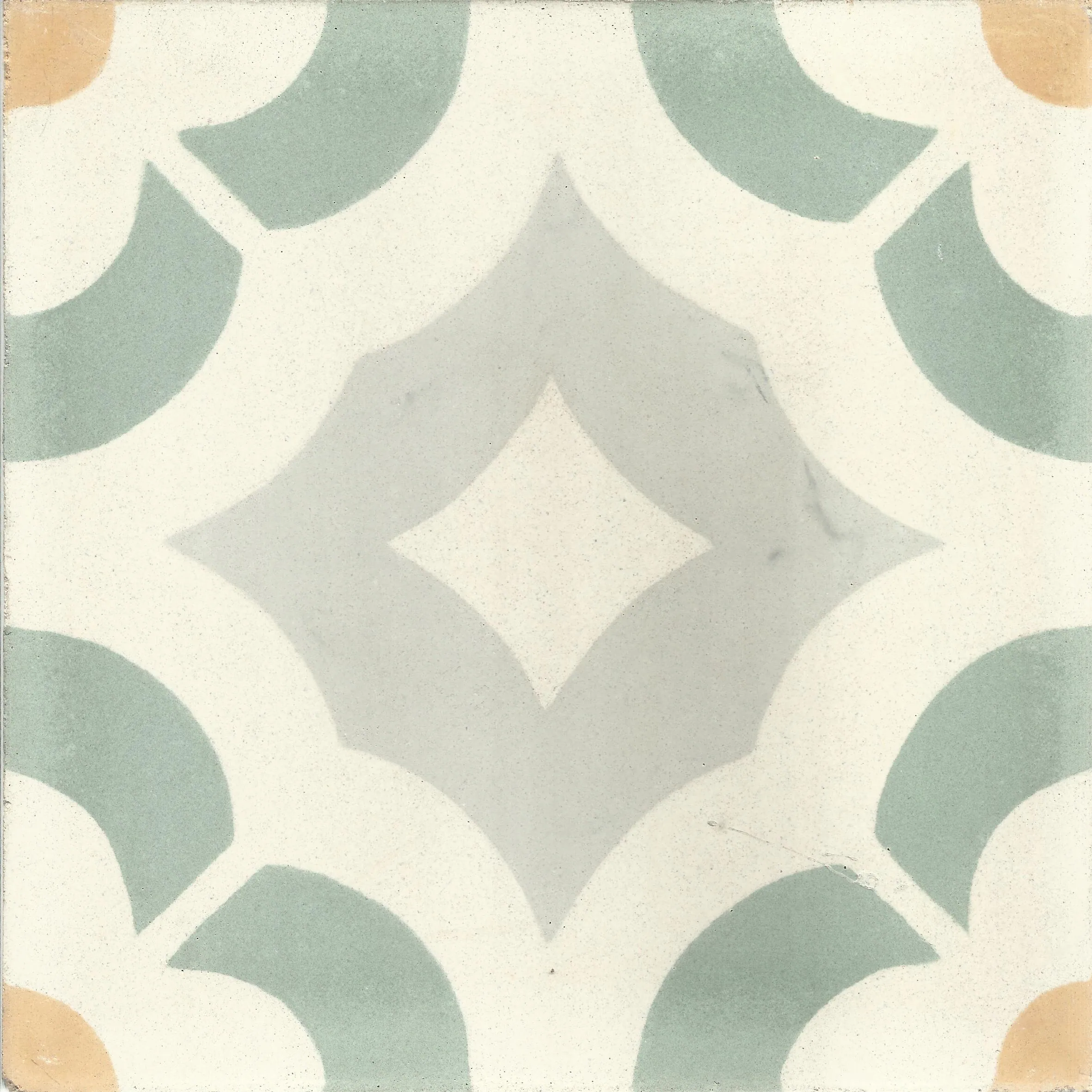 Tinghir Star — Ivory — Handmade Moroccan Cement Tile