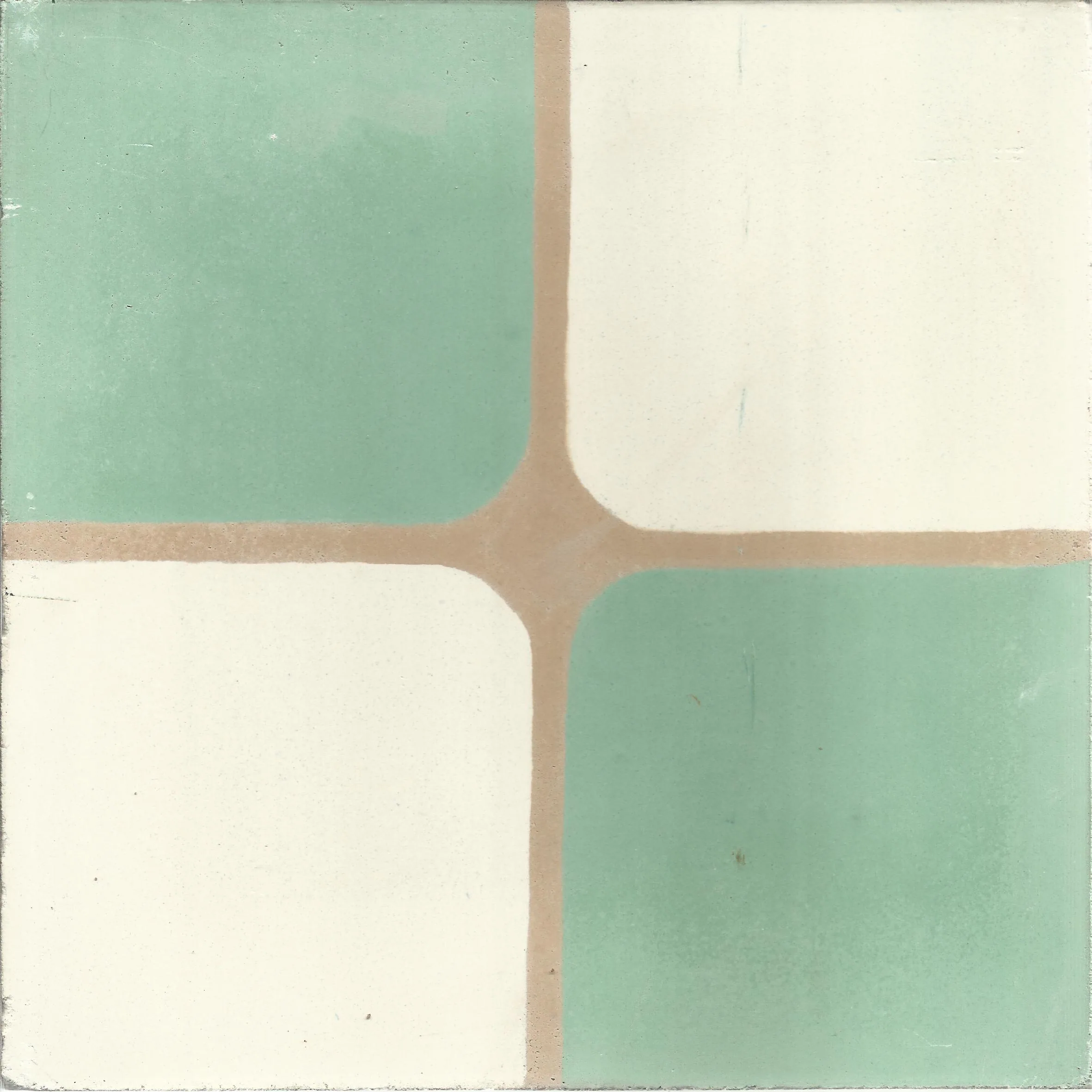 Erfoud Diamond — Terracotta — Handmade Moroccan Cement Tile