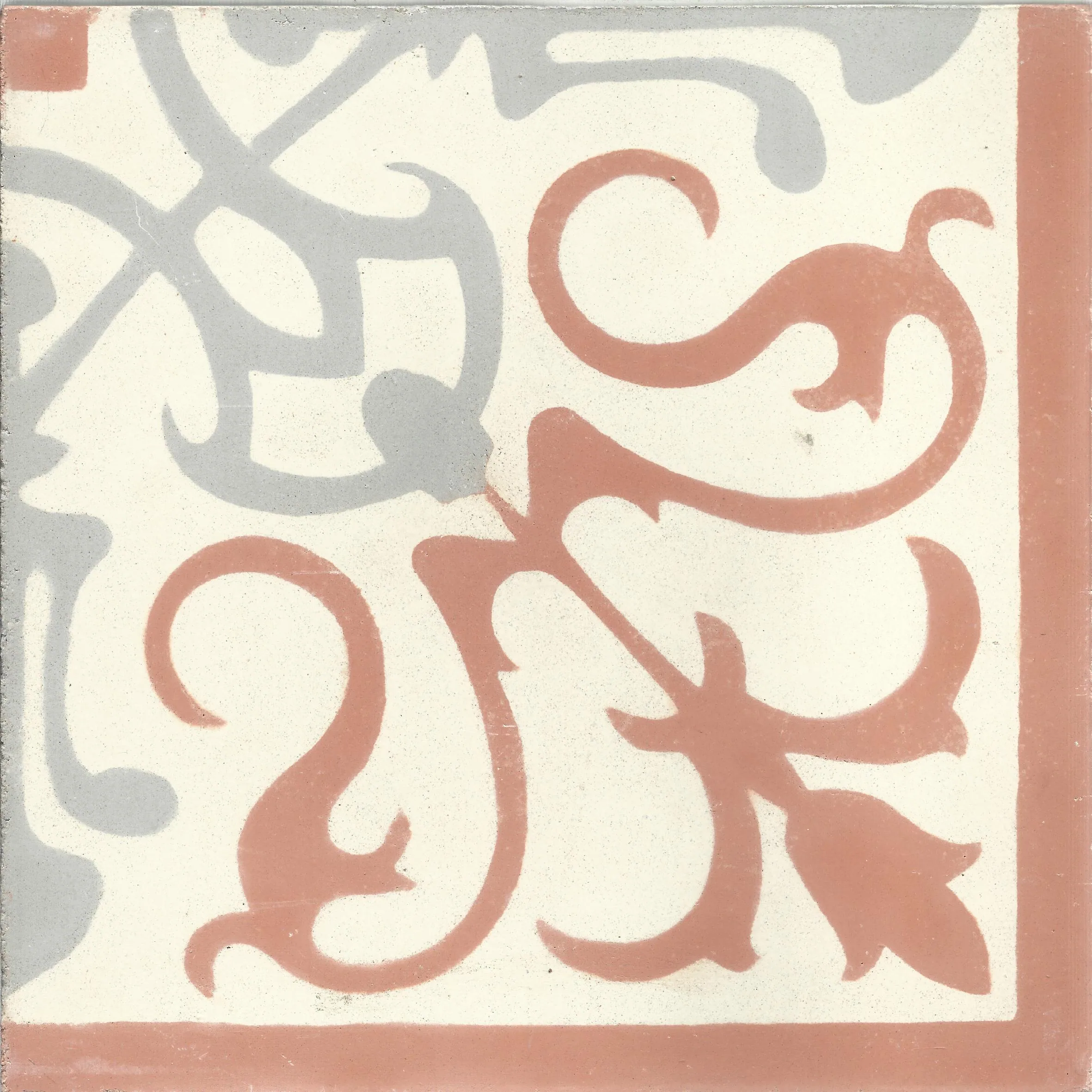 Court Imperial — Cool/Multicolor — Handmade Moroccan Cement Tile