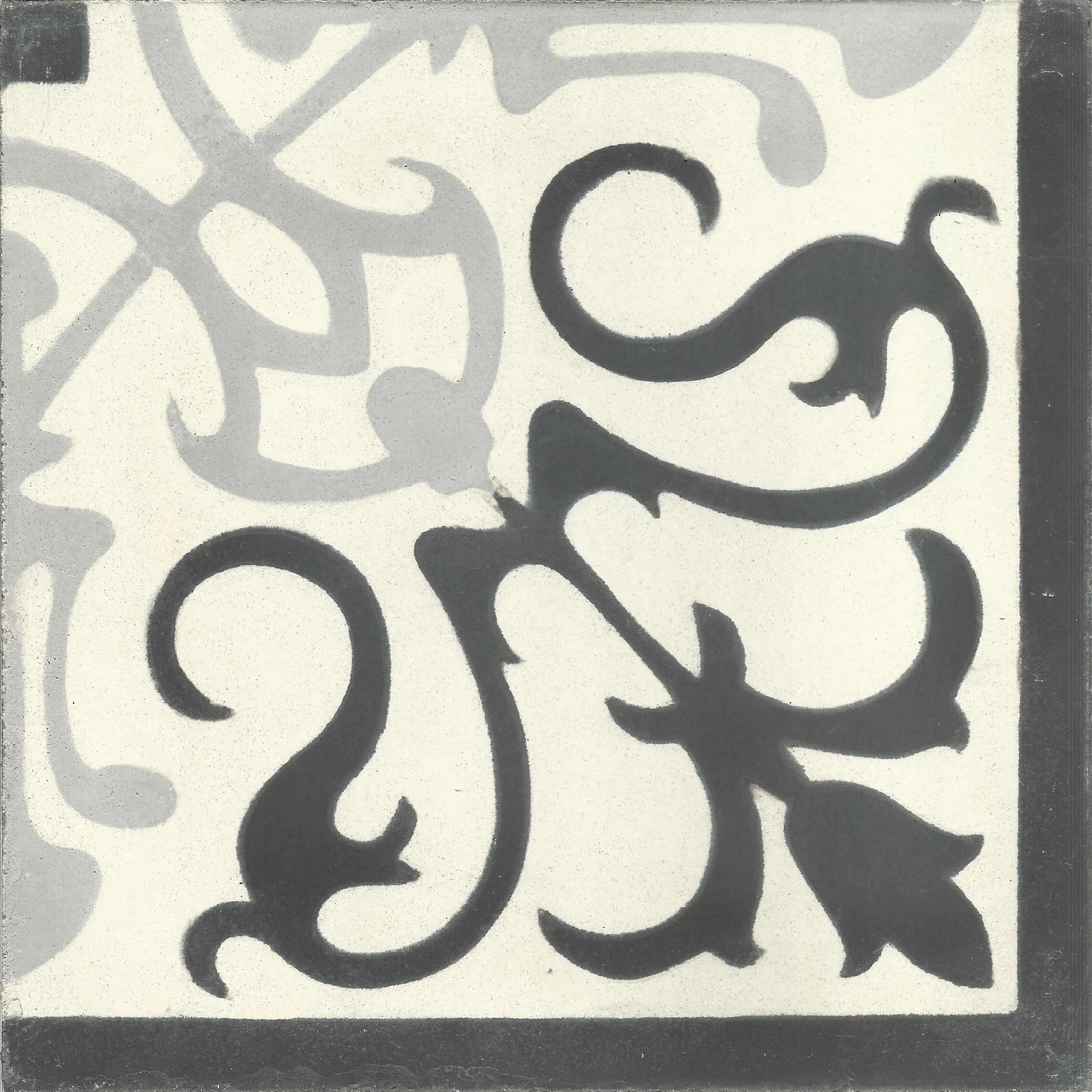 Court Imperial — Night/Multicolor — Handmade Moroccan Cement Tile