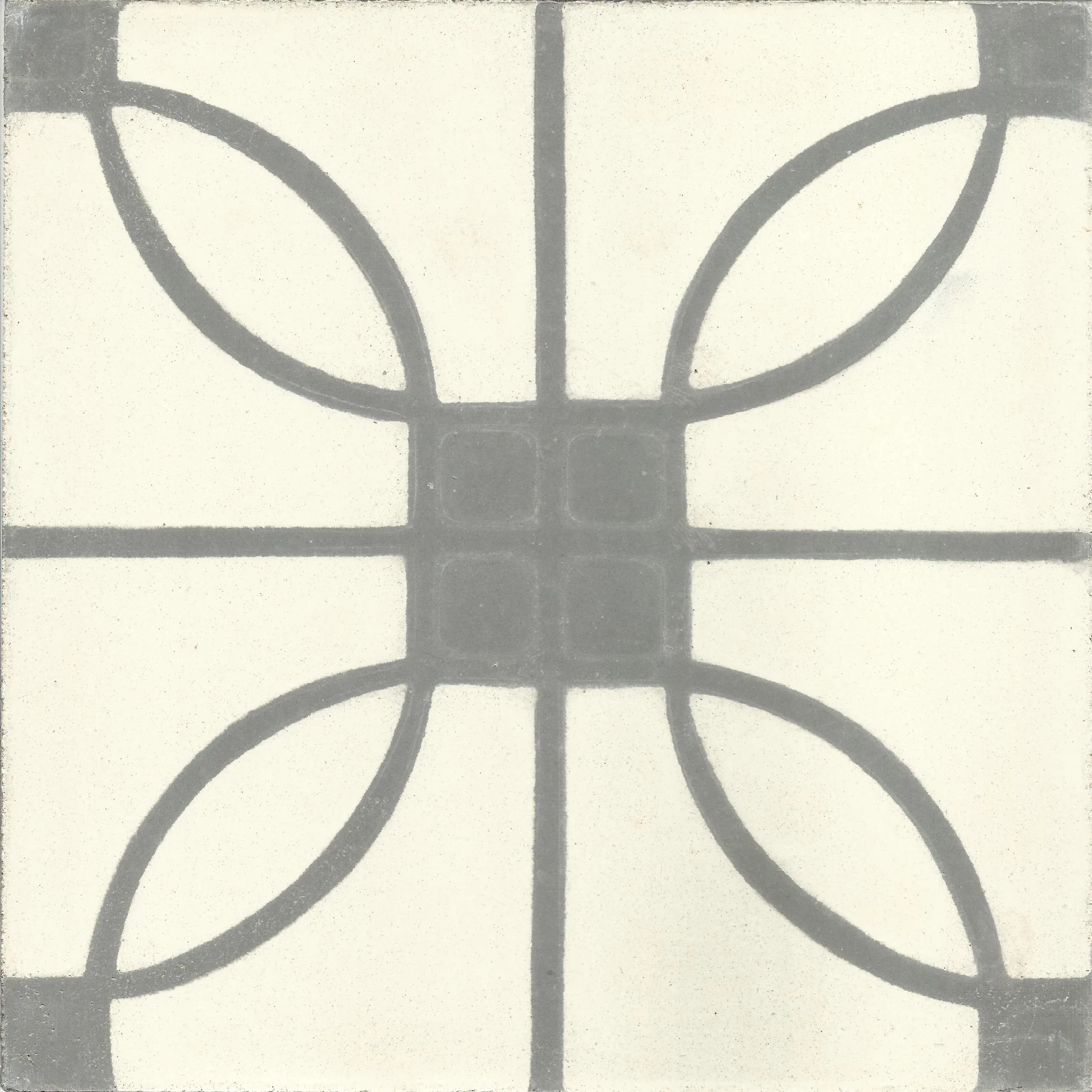 Marrakech Vine — Burgundy — Handmade Moroccan Cement Tile