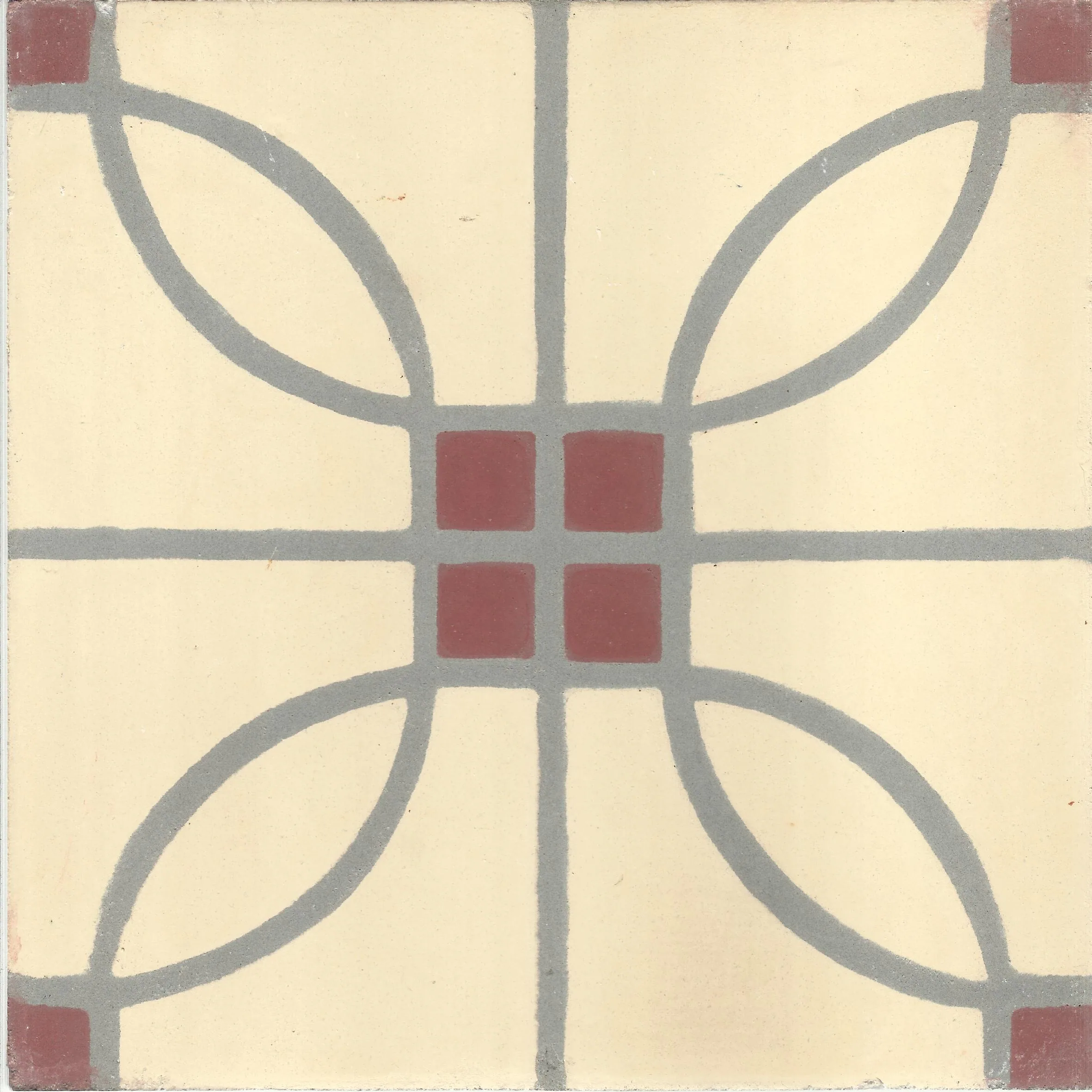 Marrakech Vine — Forest — Handmade Moroccan Cement Tile