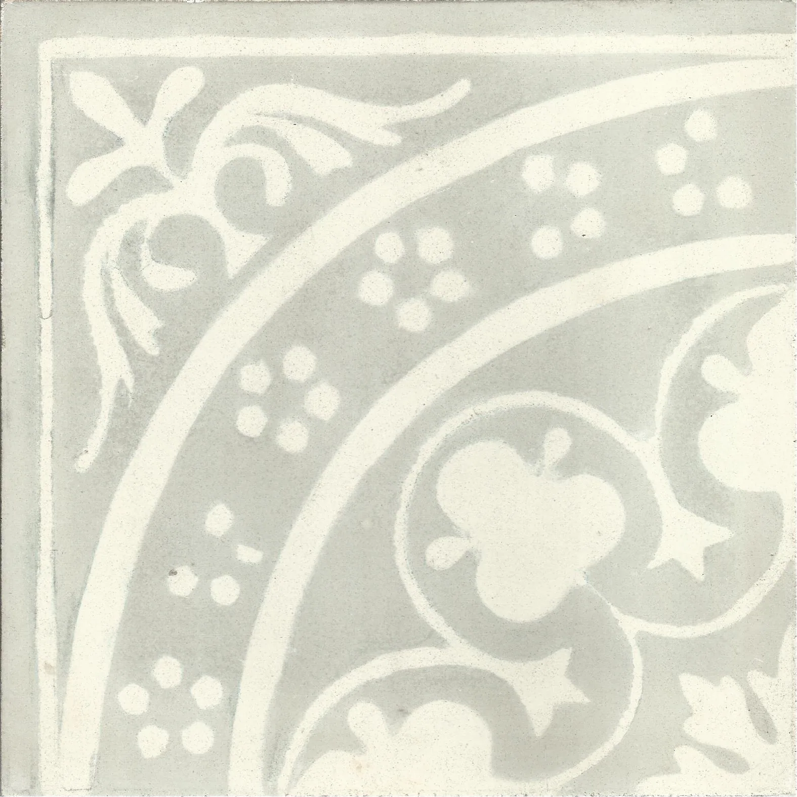 Nador Weave — Pearl — Handmade Moroccan Cement Tile