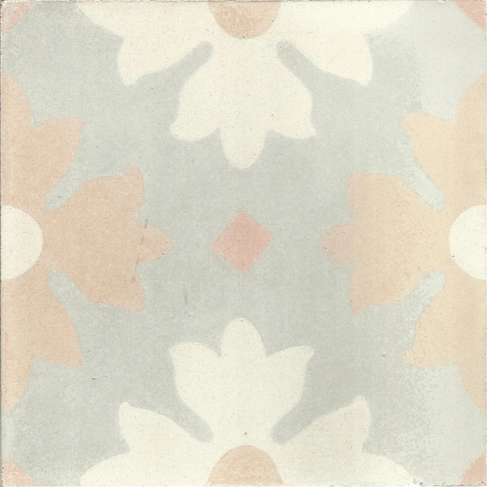 Laayoune Sun — Ivory — Handmade Moroccan Cement Tile