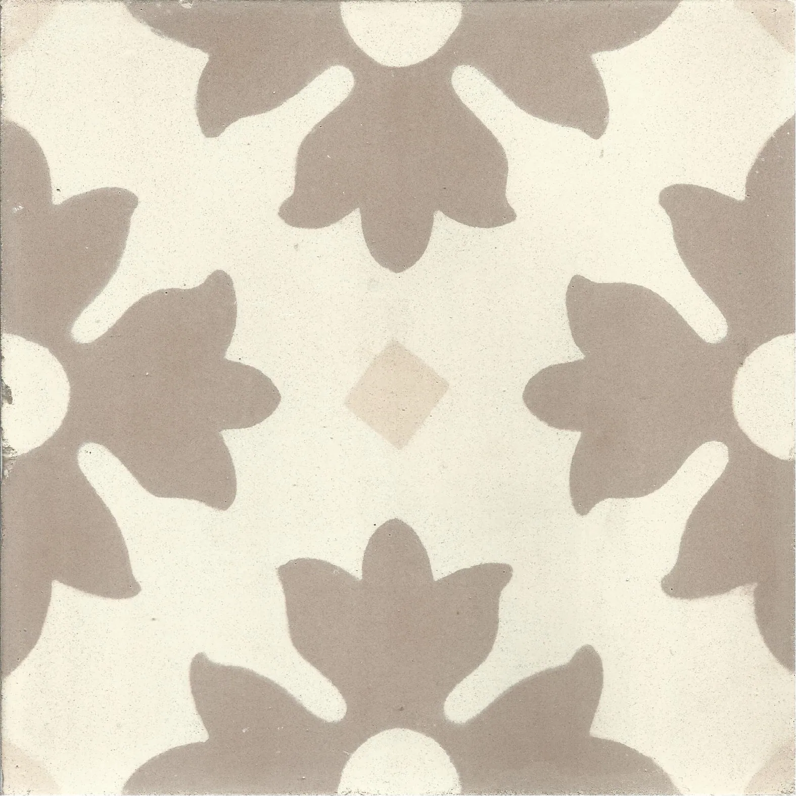 Laayoune Sun — Cobalt — Handmade Moroccan Cement Tile