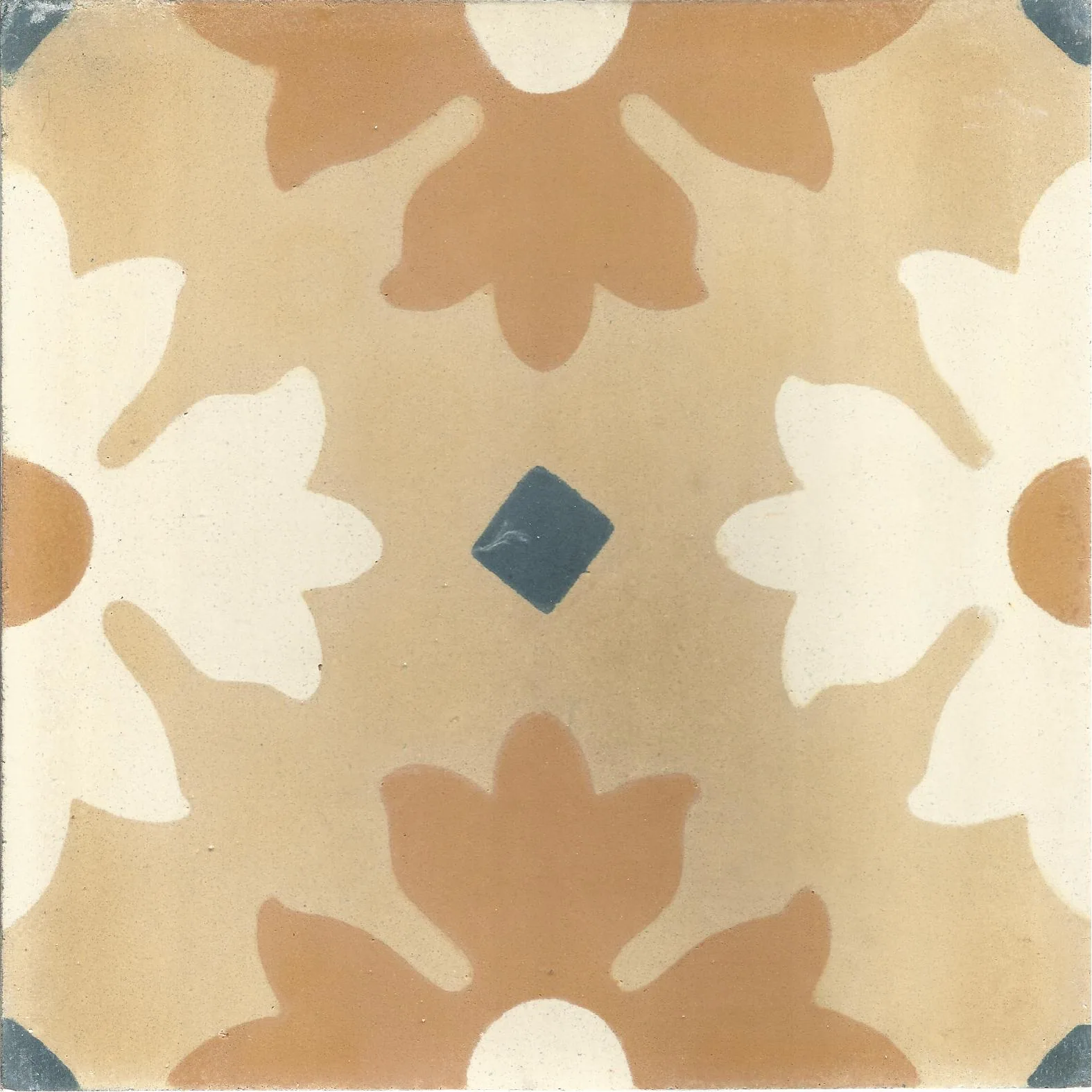 Laayoune Sun — Forest — Handmade Moroccan Cement Tile