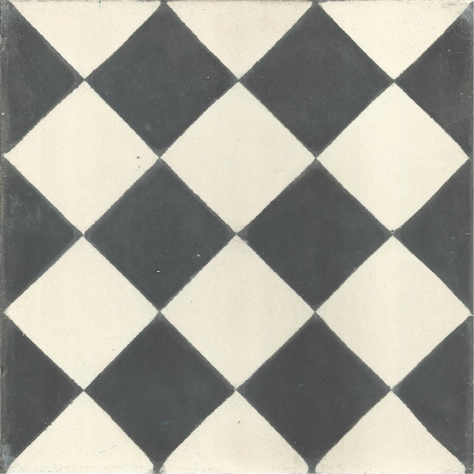 Guercif Bloom — Cobalt — Handmade Moroccan Cement Tile