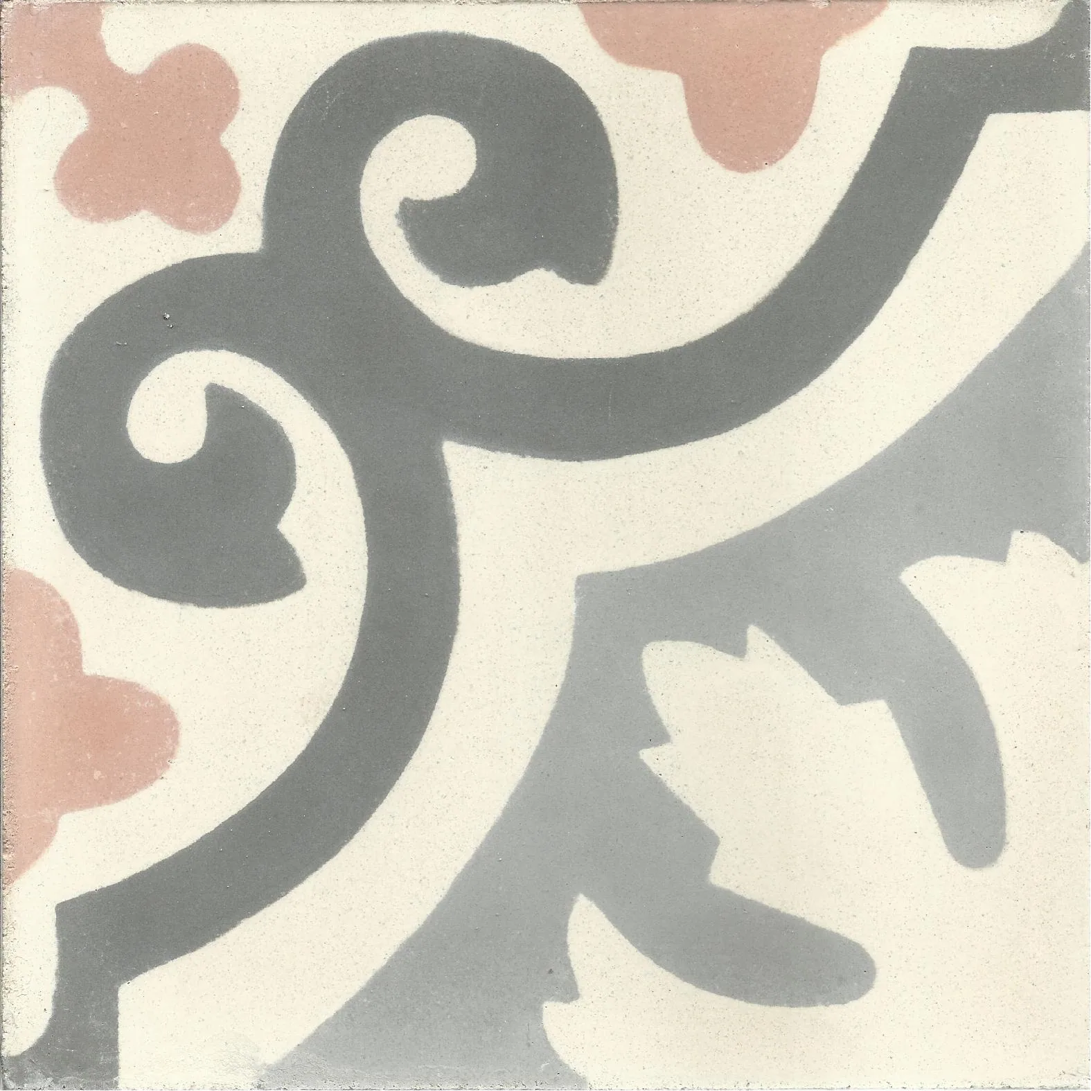Oued Zem Lattice — Terracotta — Handmade Moroccan Cement Tile
